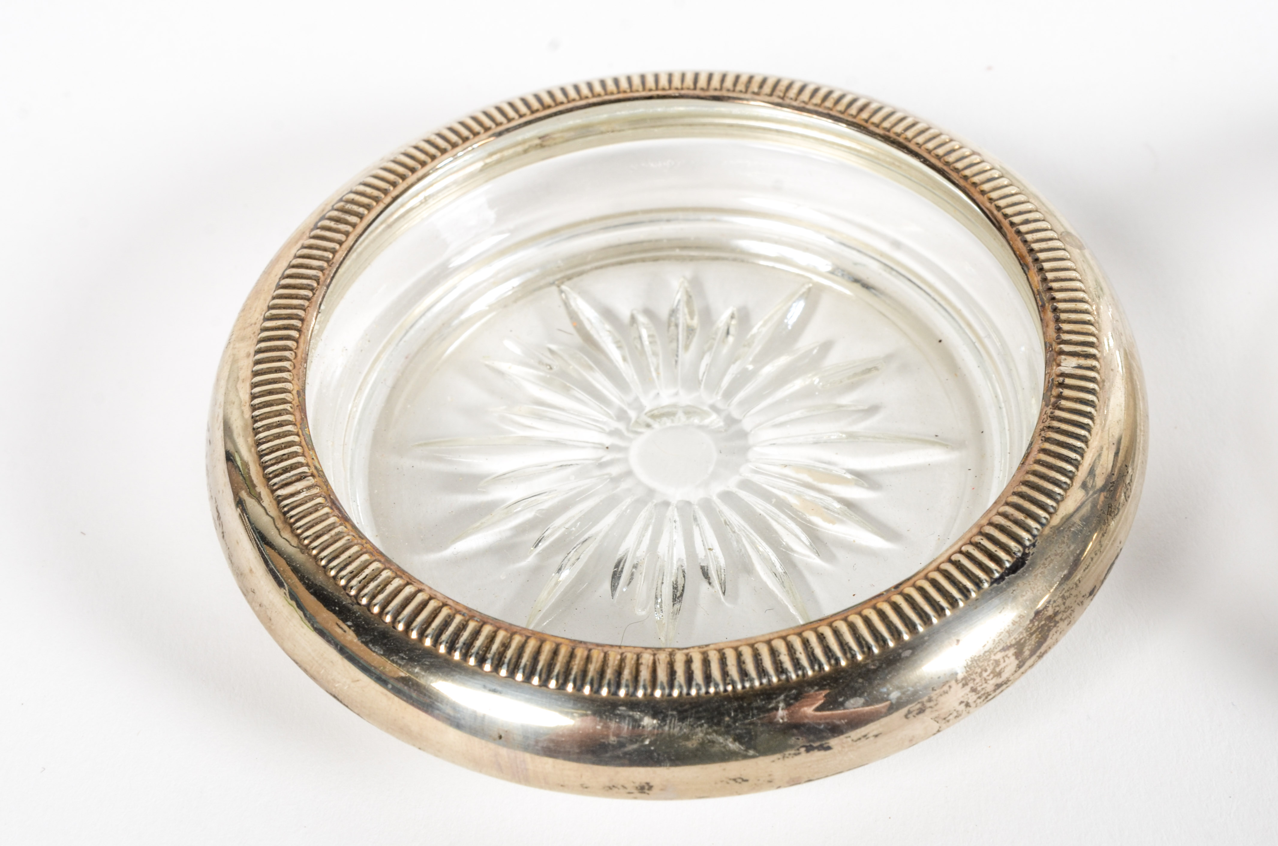 Crystal Vase with Candlesticks and Coasters