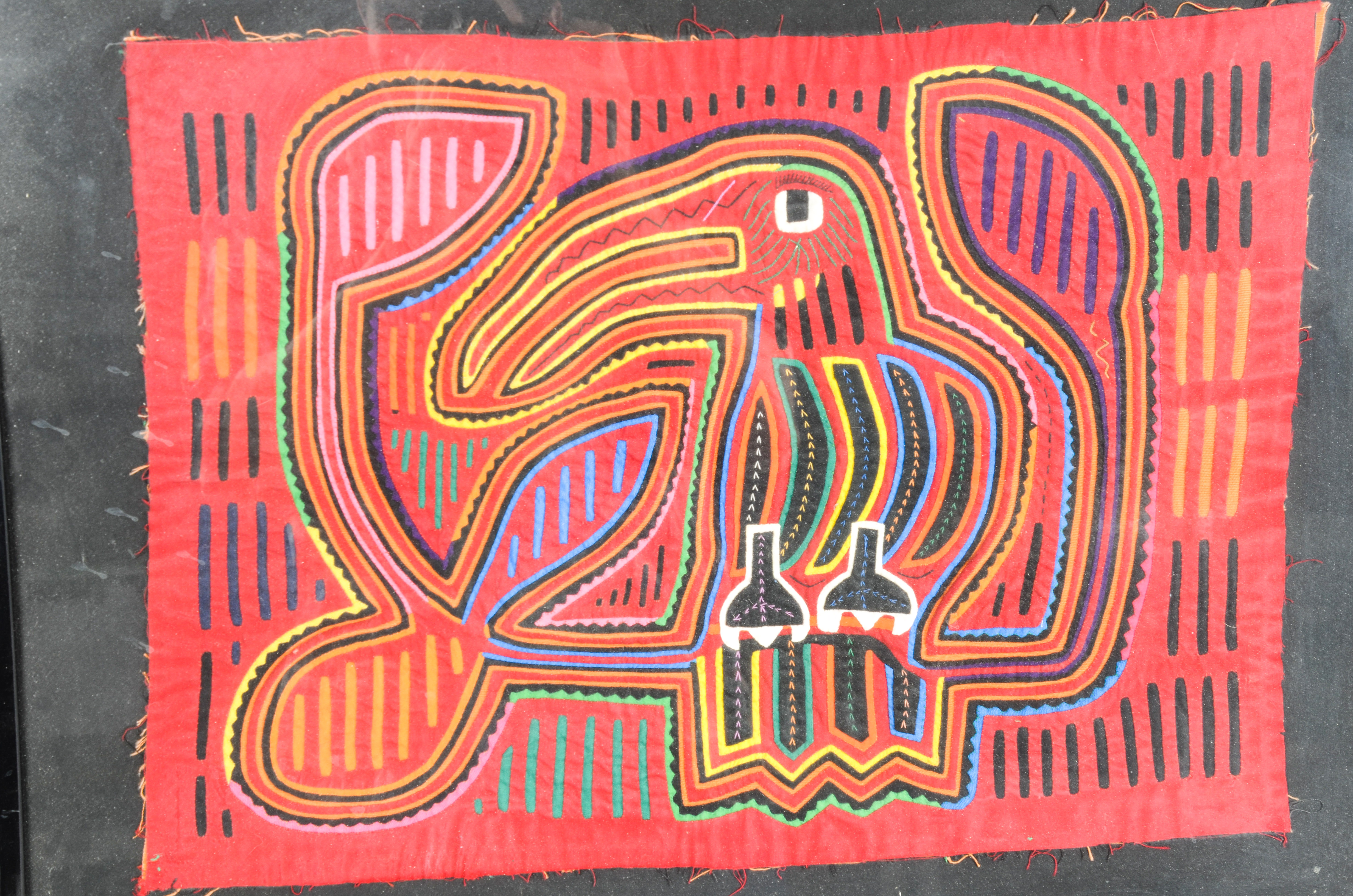 Mola Embroidered Panel