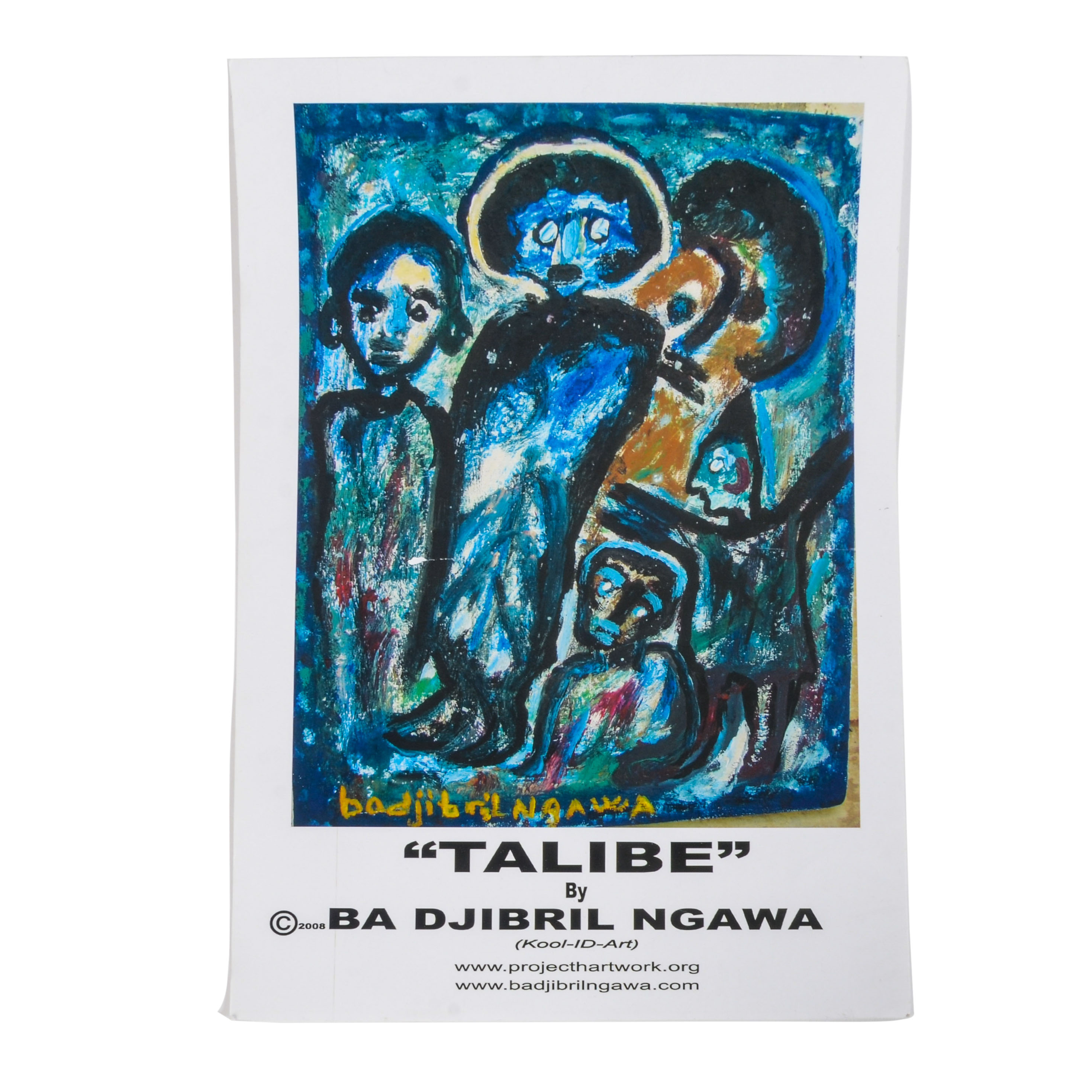 Ba Djibril Ngawa Signed Art Exhibition Poster