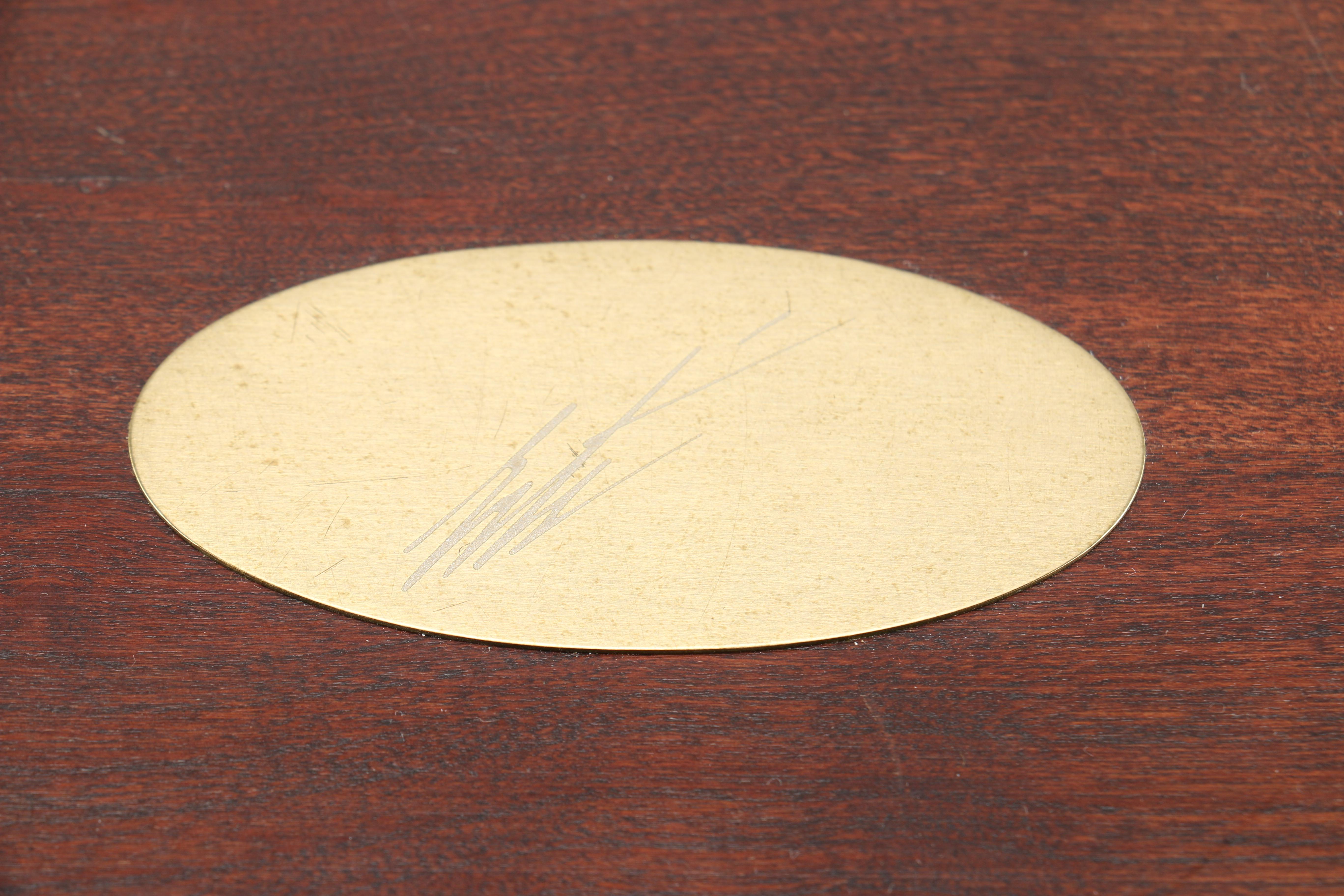 Erte "IndoChina" Bronze Hand Mirror