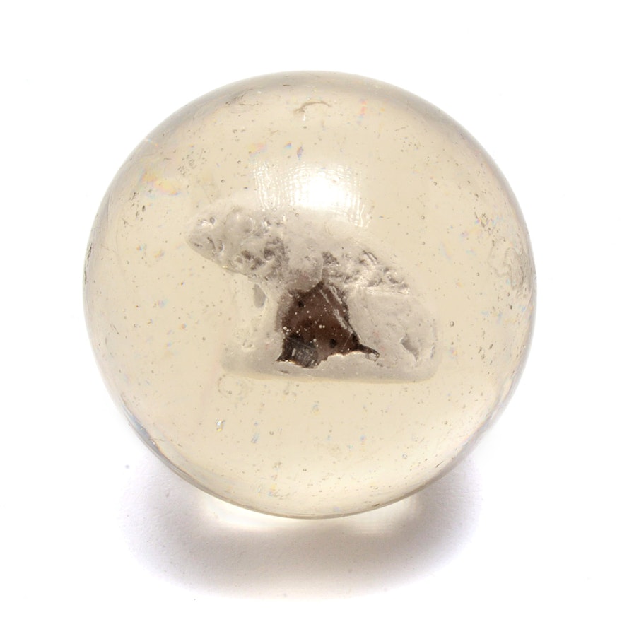 Antique Bear Sulphide Marble