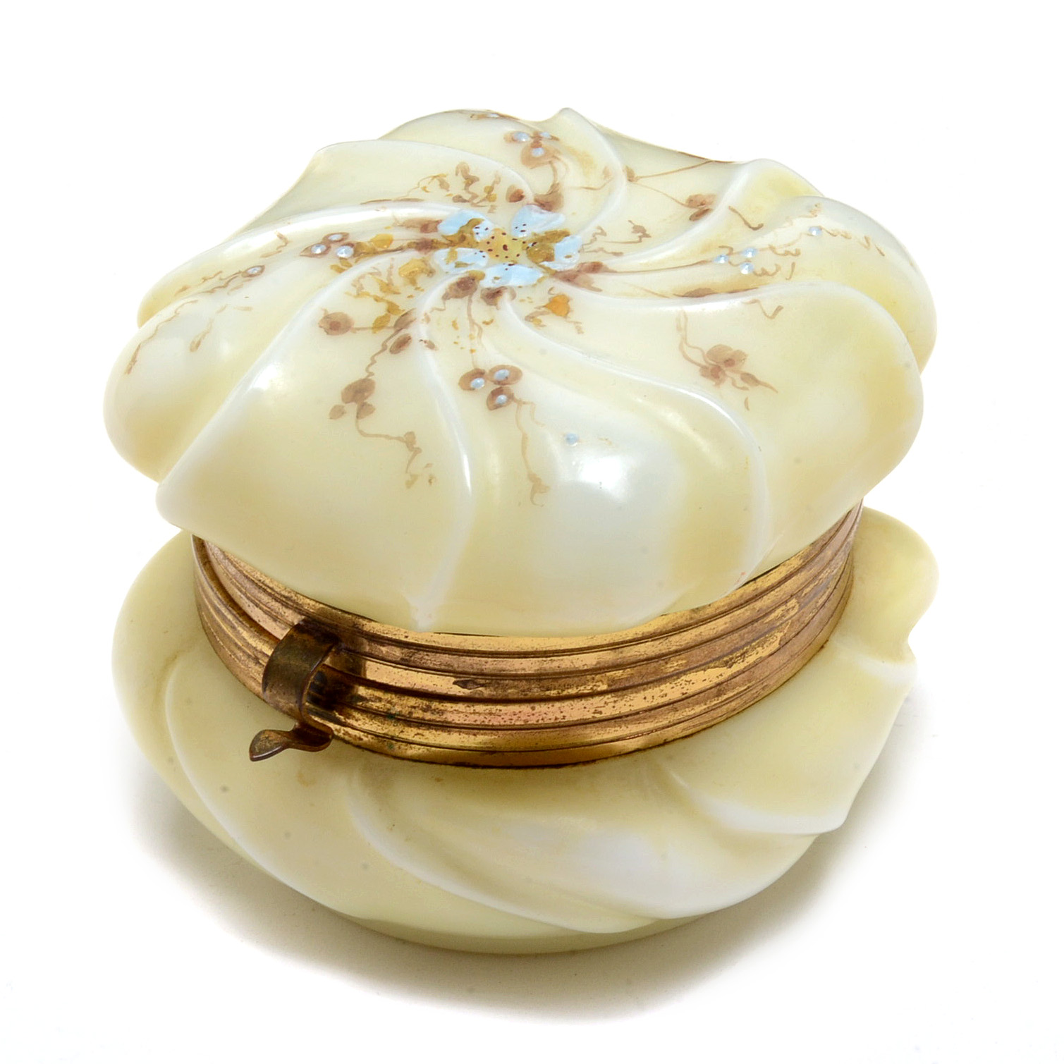 Hand Painted Wave Glass Box