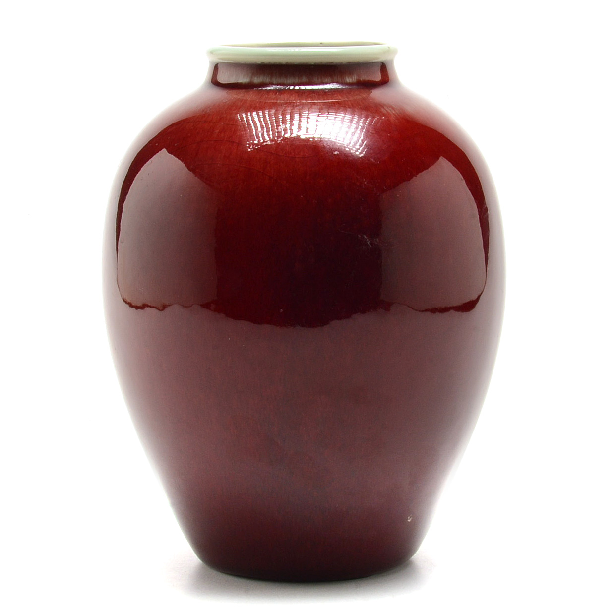 Burgundy Ceramic Catalina Vase