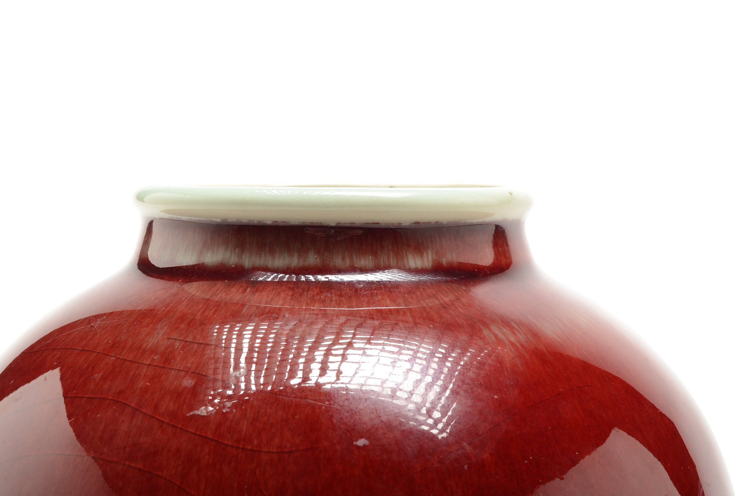 Burgundy Ceramic Catalina Vase