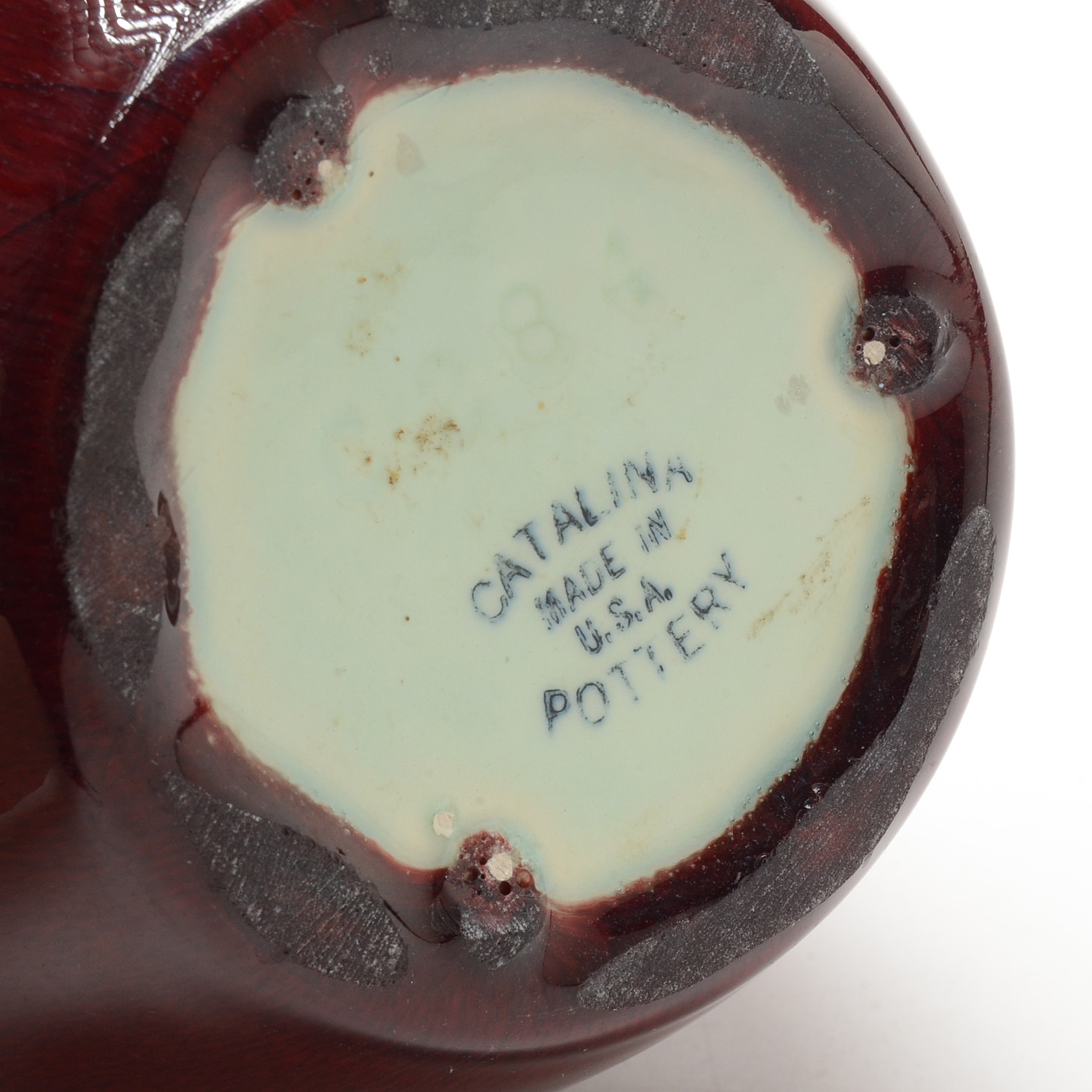 Burgundy Ceramic Catalina Vase