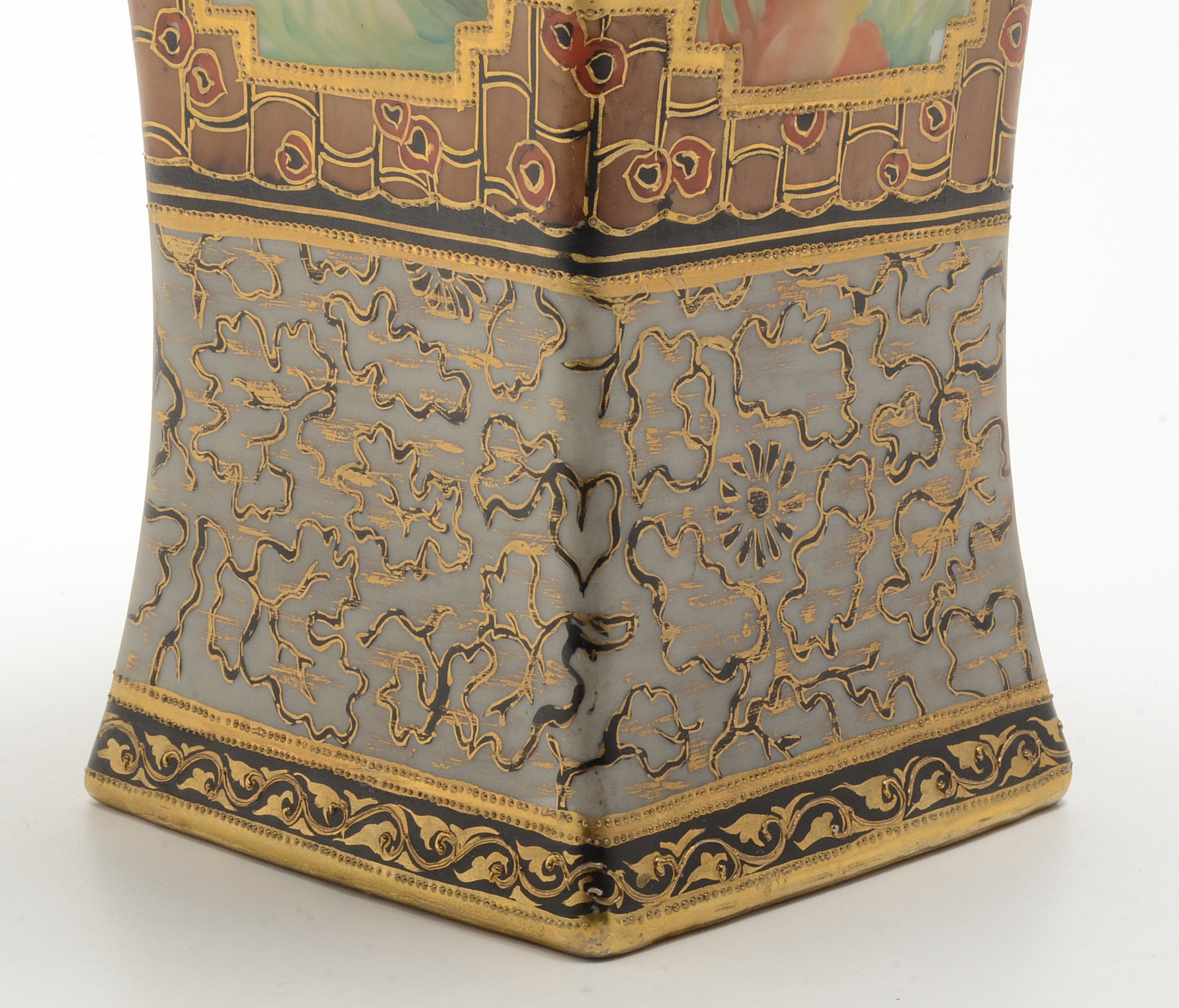 Tall Nippon Porcelain Vase