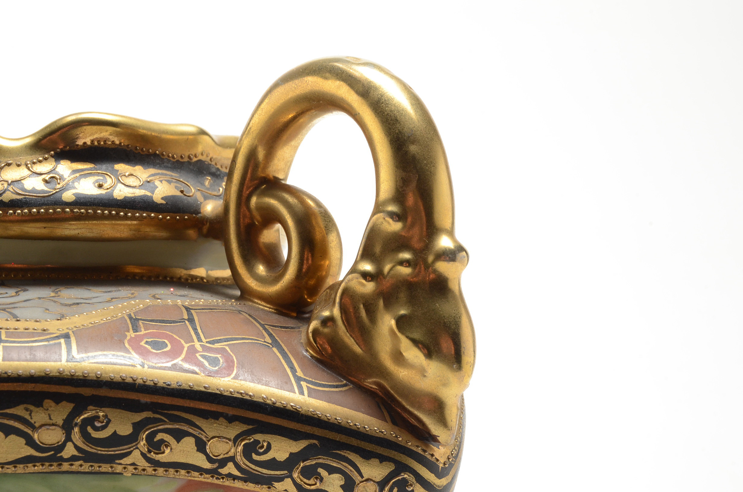 Tall Nippon Porcelain Vase