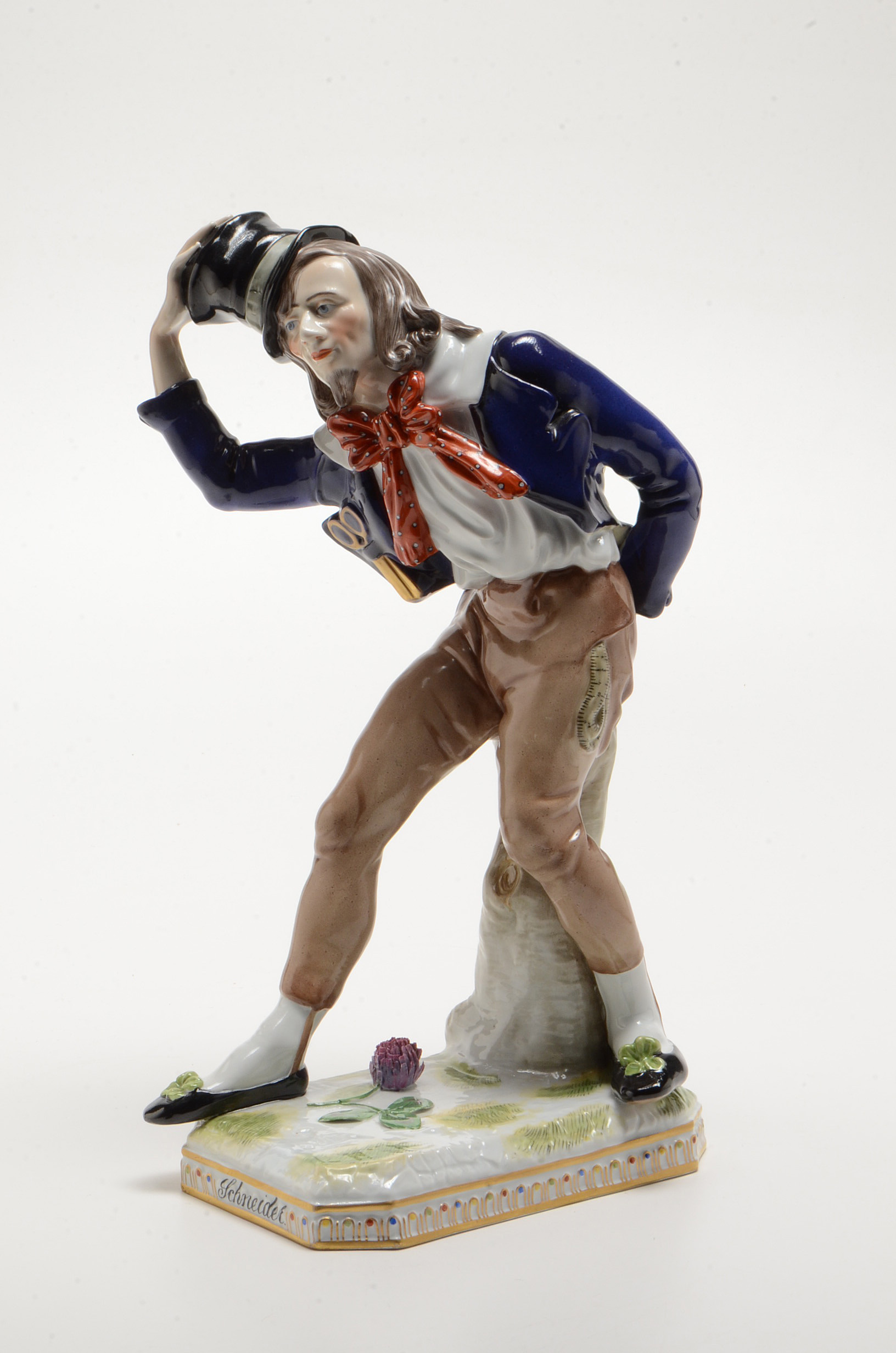 German Porcelain Tailor Figurine