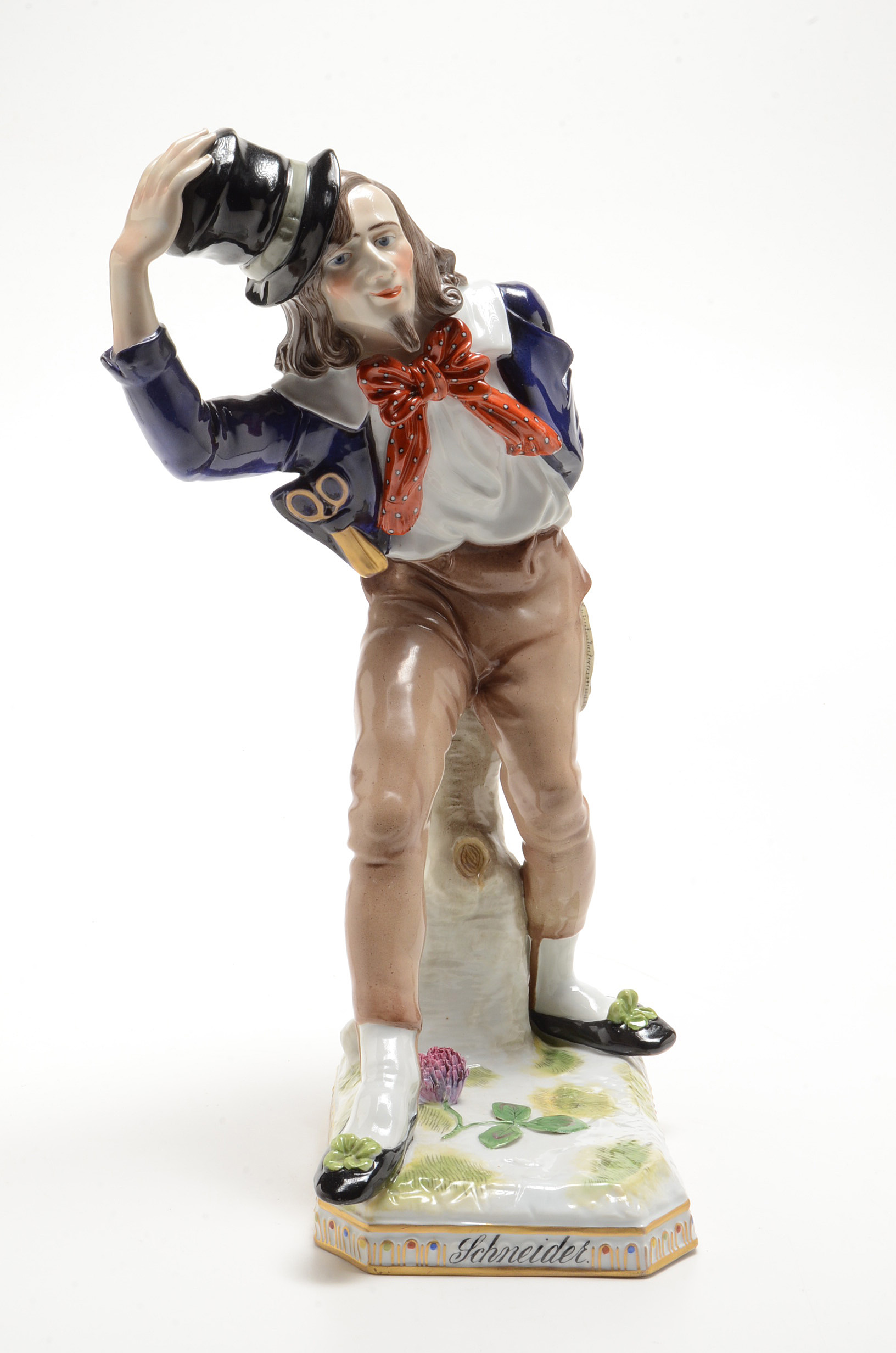 German Porcelain Tailor Figurine