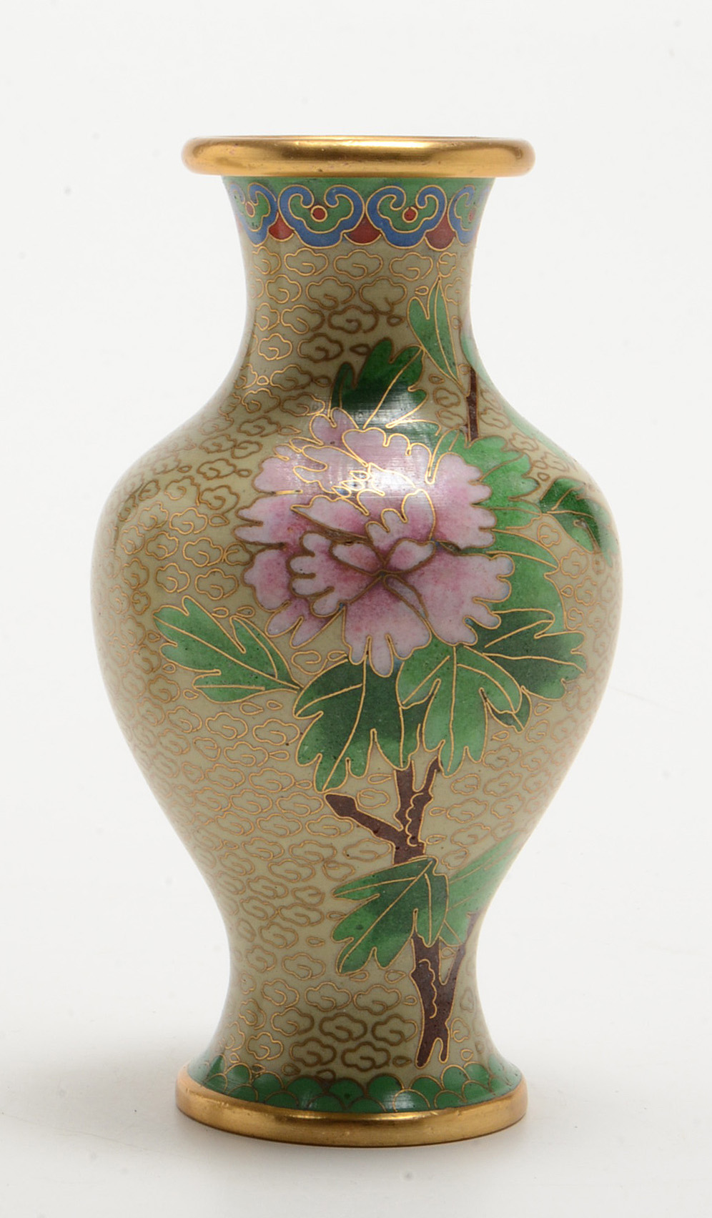 Two Chinese Cloisonné Vases