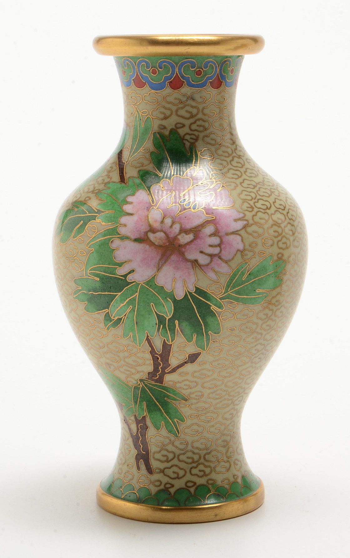 Two Chinese Cloisonné Vases