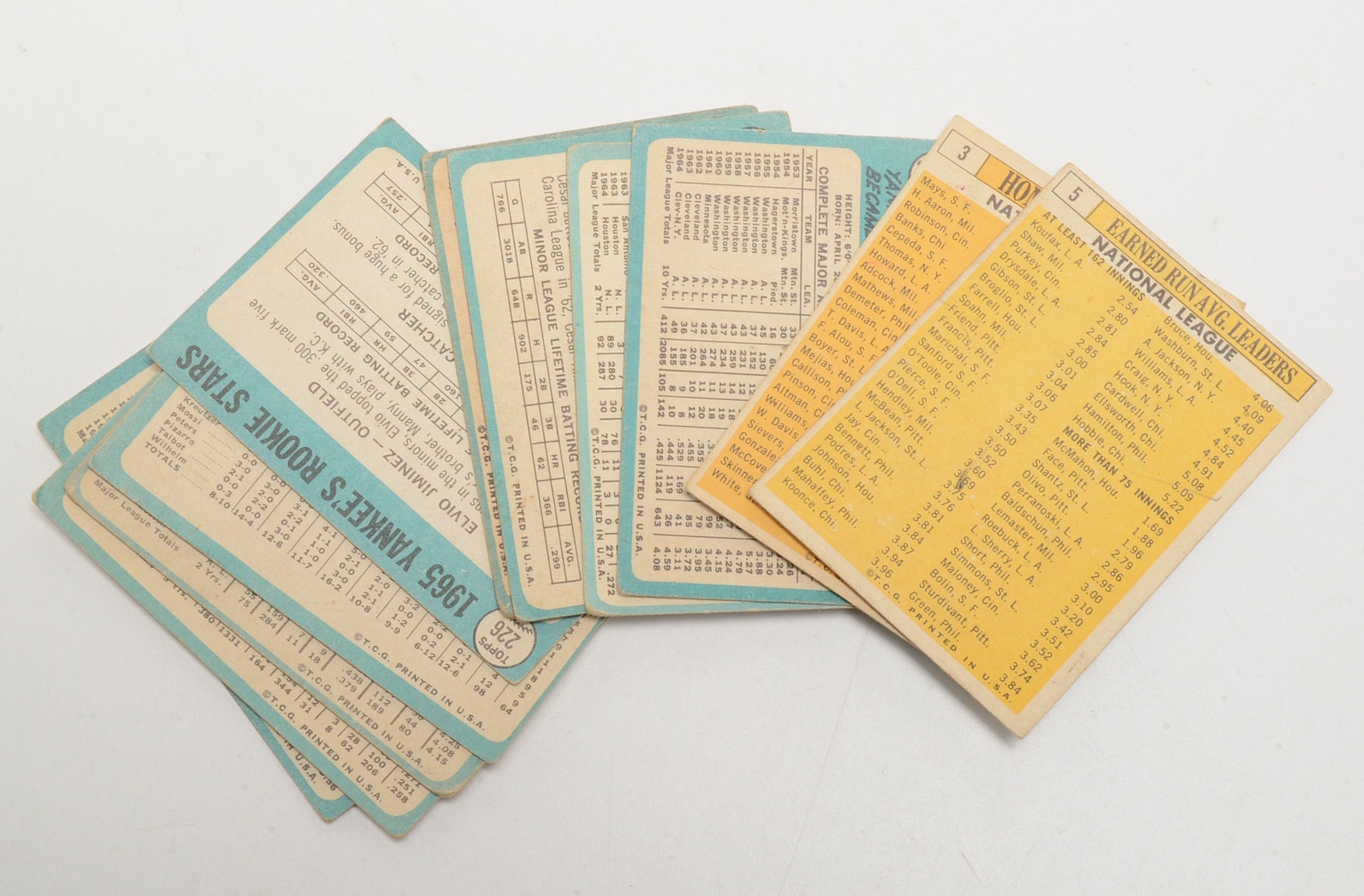 1960s Topps and Fleer Baseball Cards