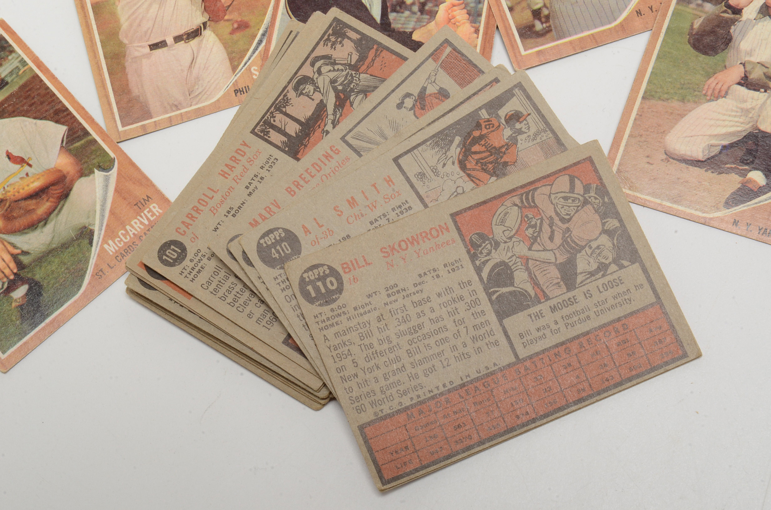 1960s Topps and Fleer Baseball Cards
