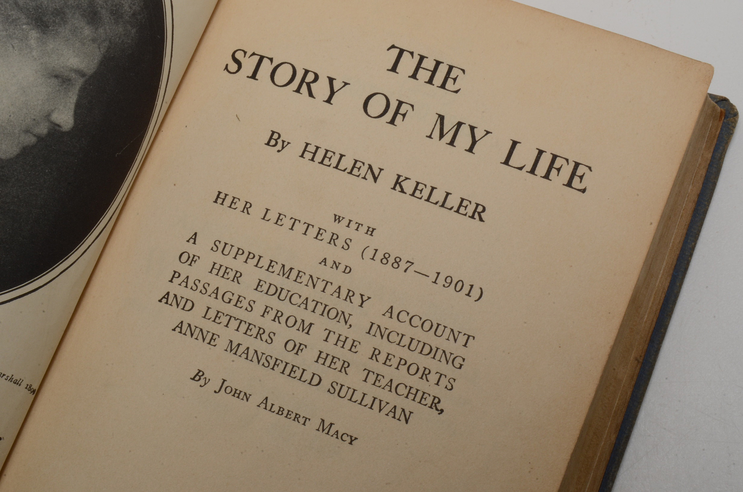 1923 "Story Of My Life" Hardcover Book By Helen Keller