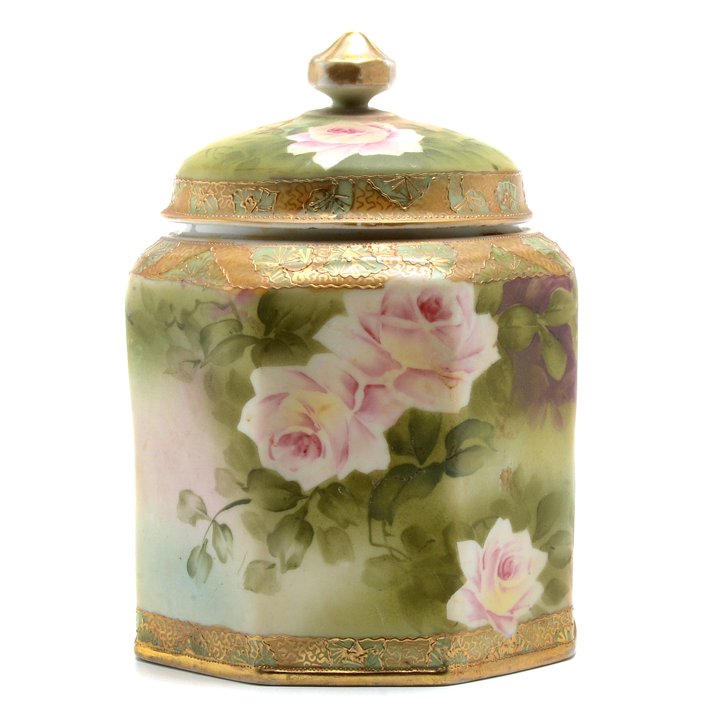 Early Nippon Porcelain Humidor