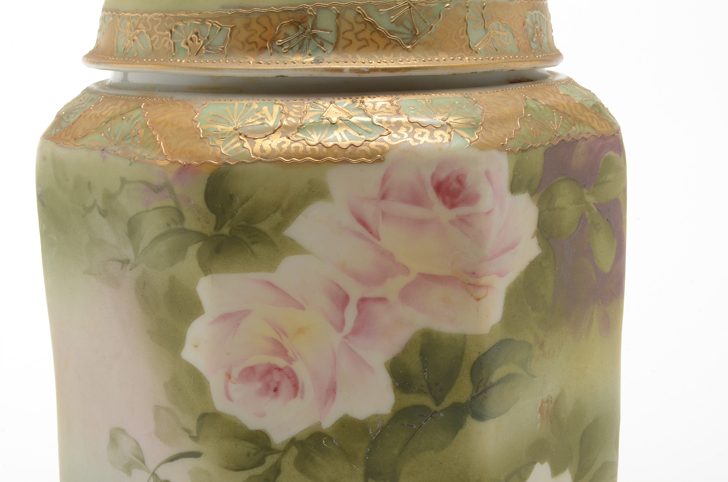 Early Nippon Porcelain Humidor