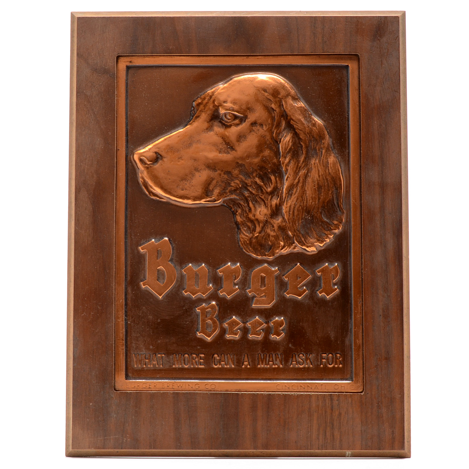 Vintage Burger Beer Sign