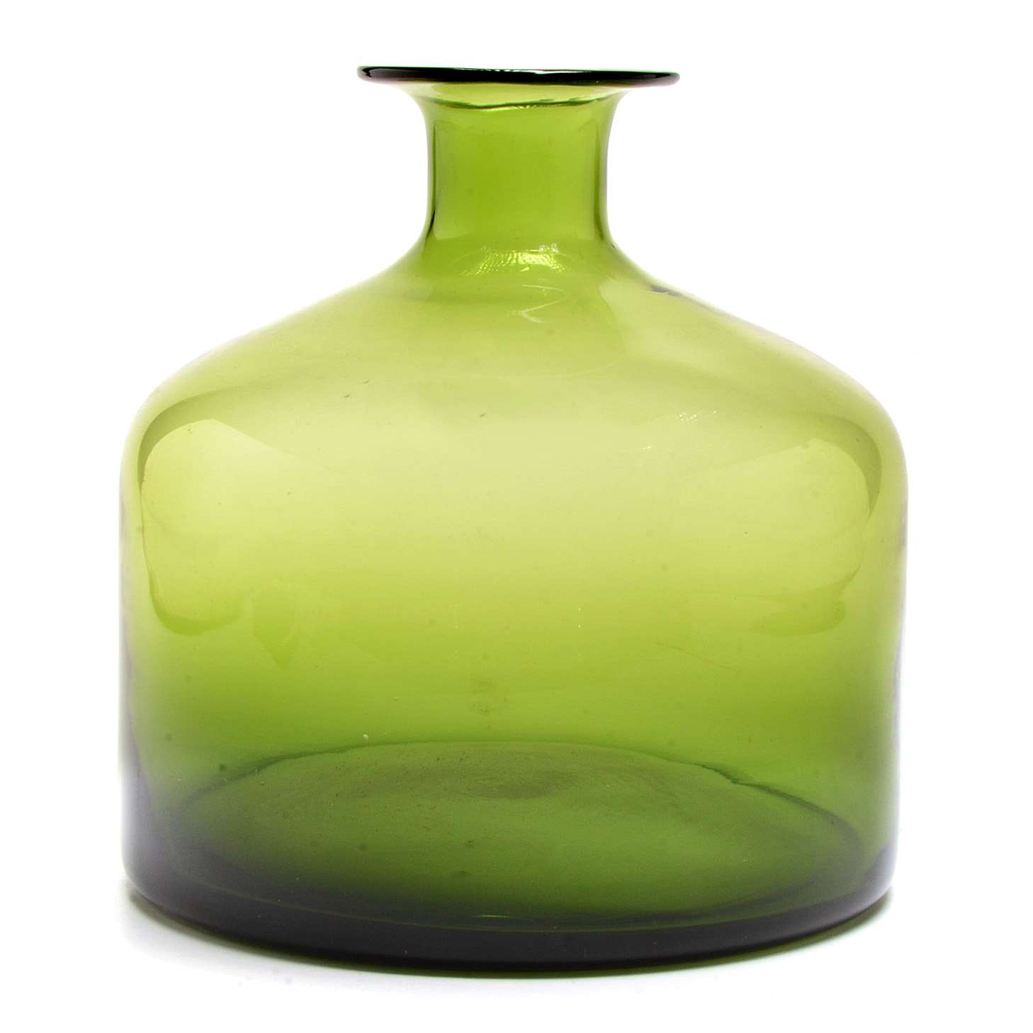 Vintage Green Glass Jar