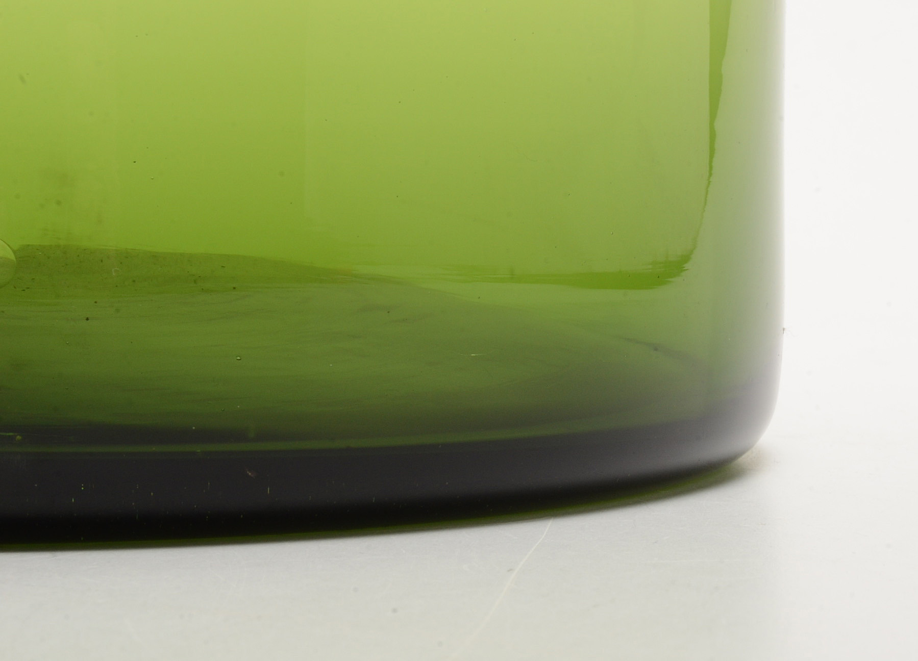 Vintage Green Glass Jar