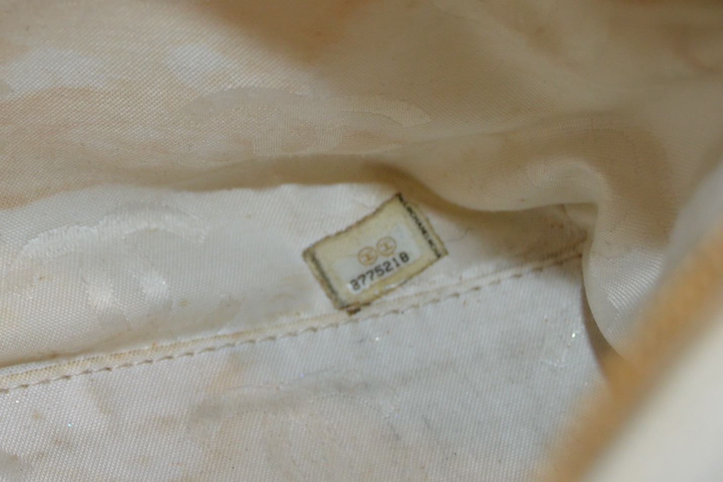 White Quilted Chanel Bag