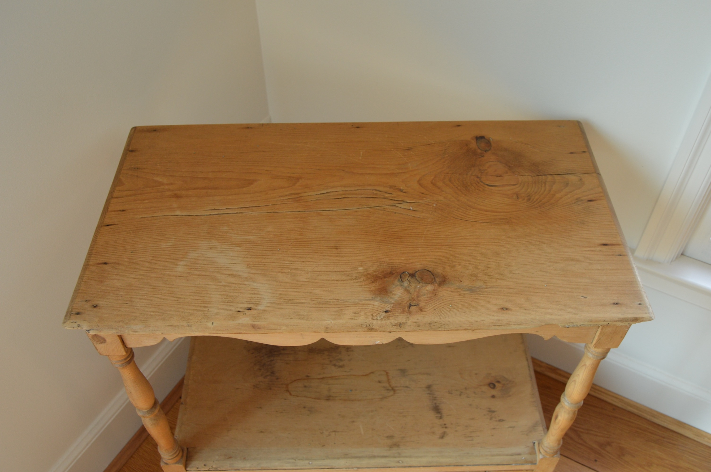 French Pine Side Table