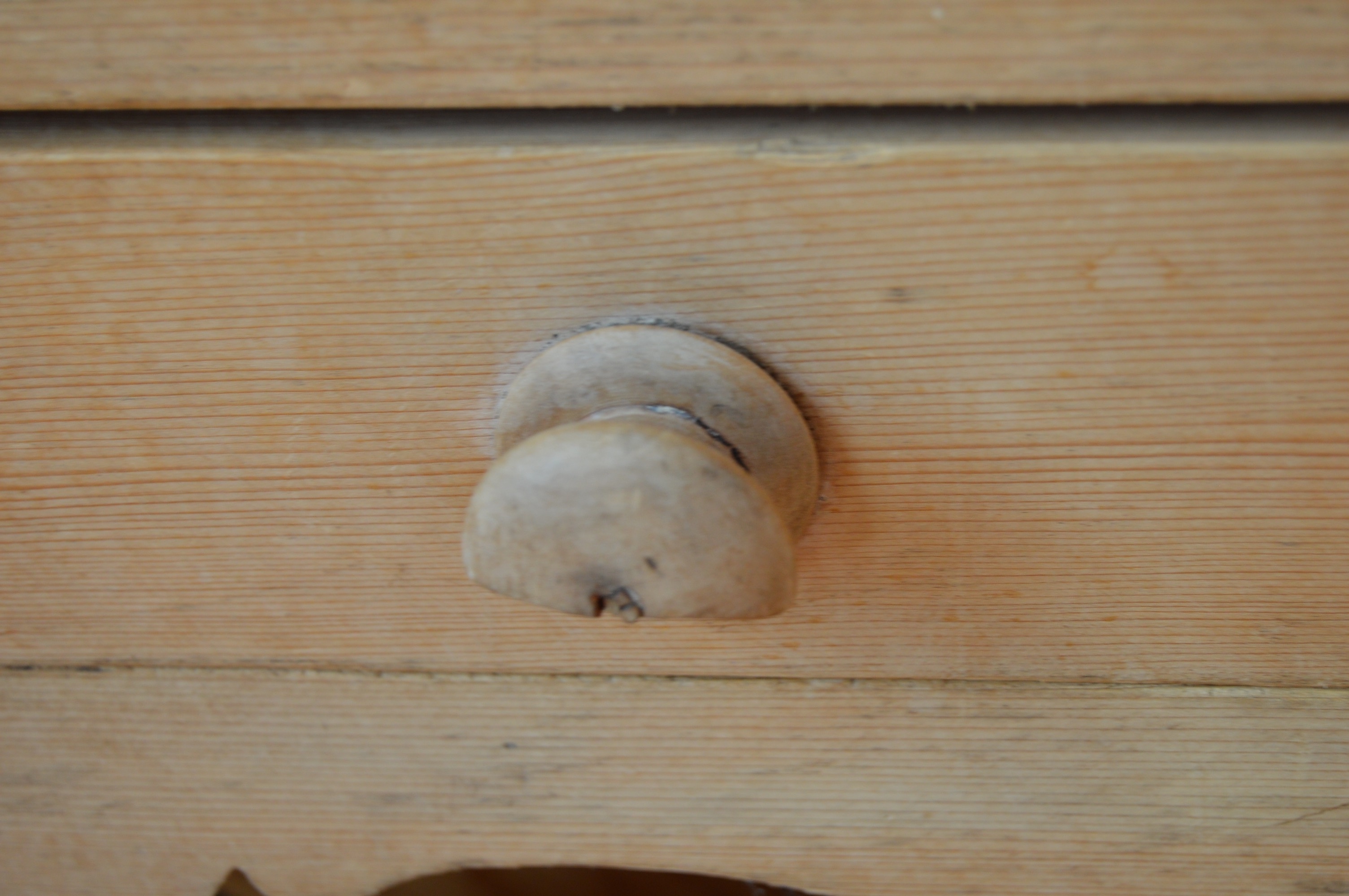 French Pine Side Table