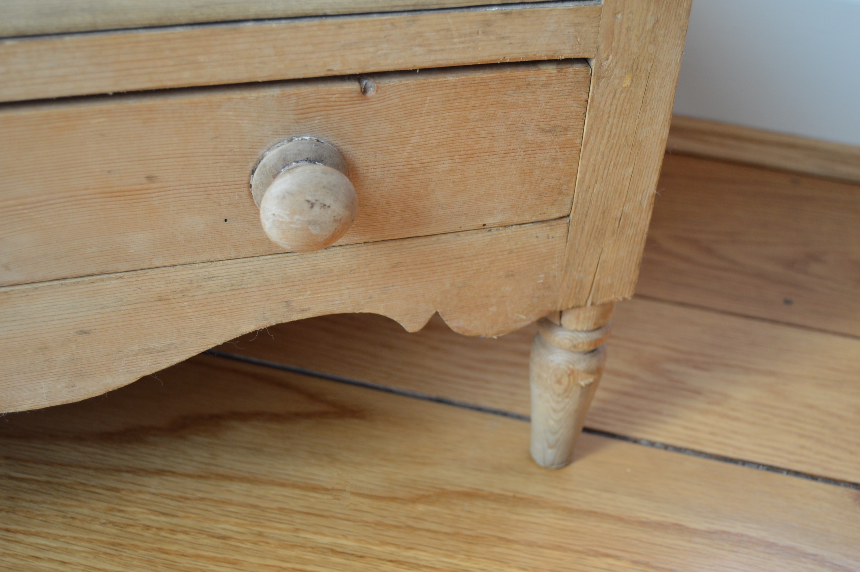 French Pine Side Table