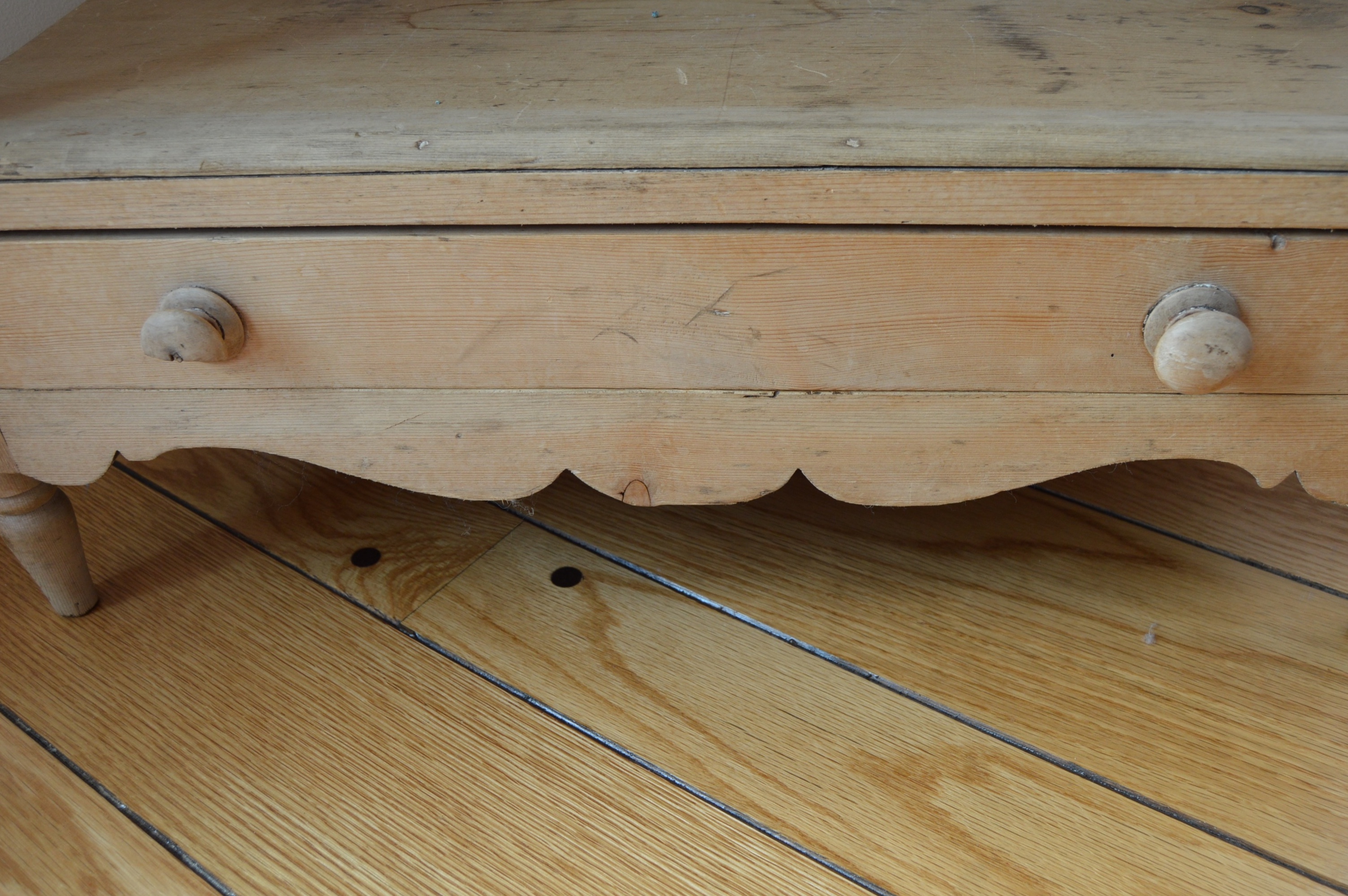 French Pine Side Table