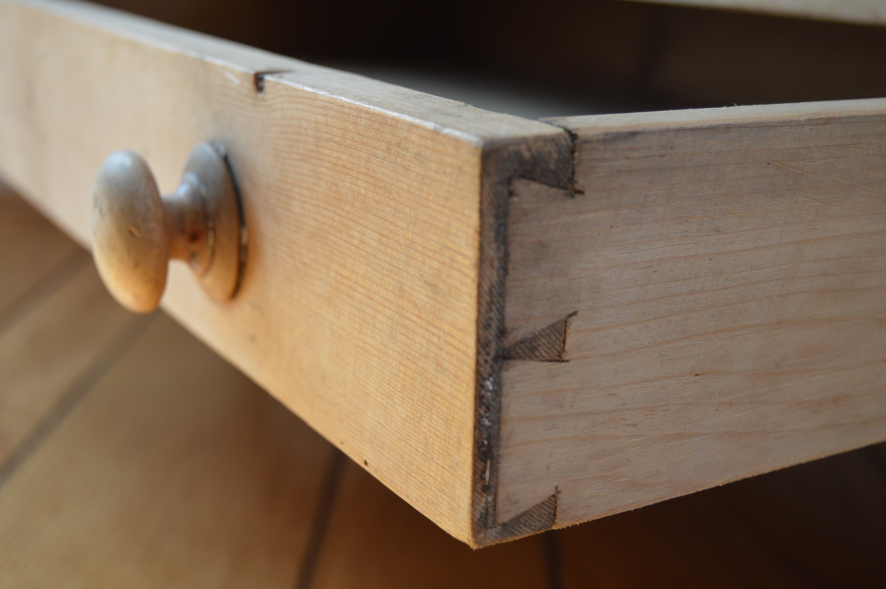 French Pine Side Table