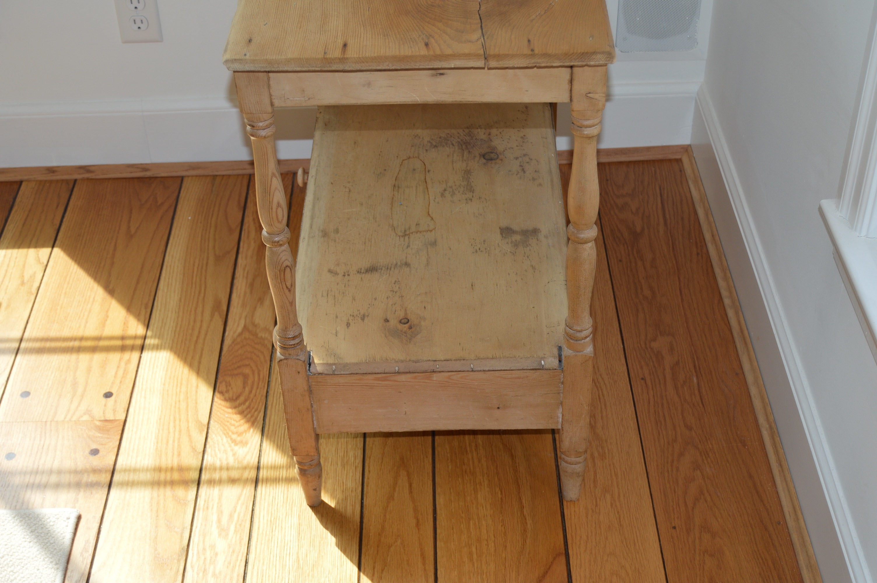 French Pine Side Table