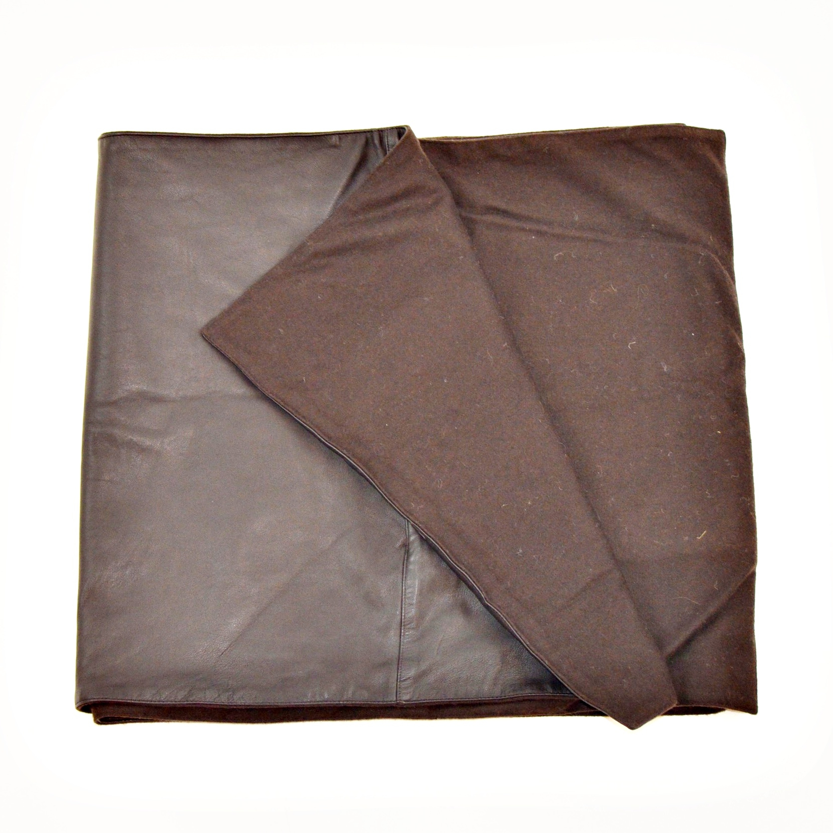 Leather Shawl with Pockets