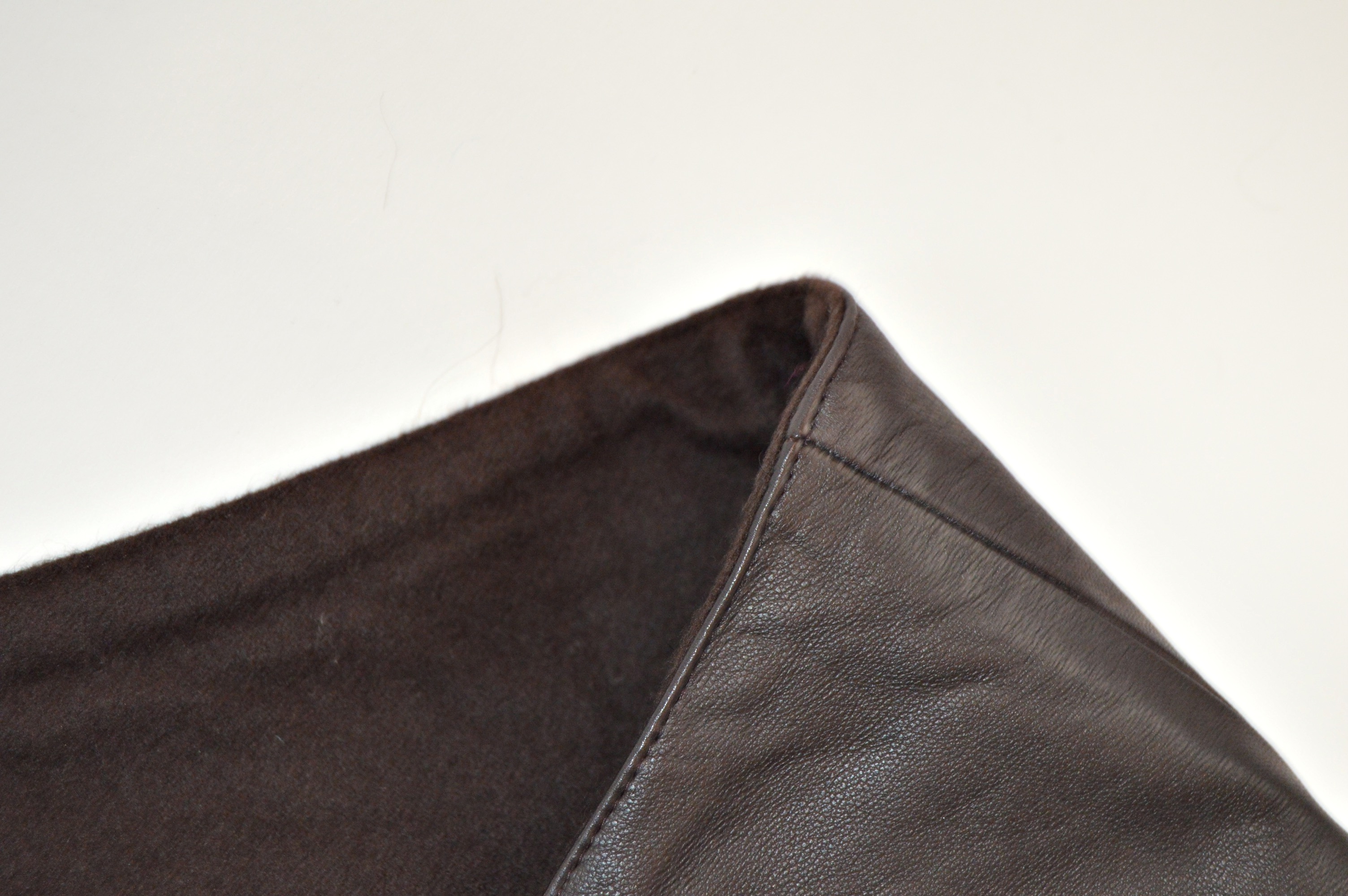 Leather Shawl with Pockets