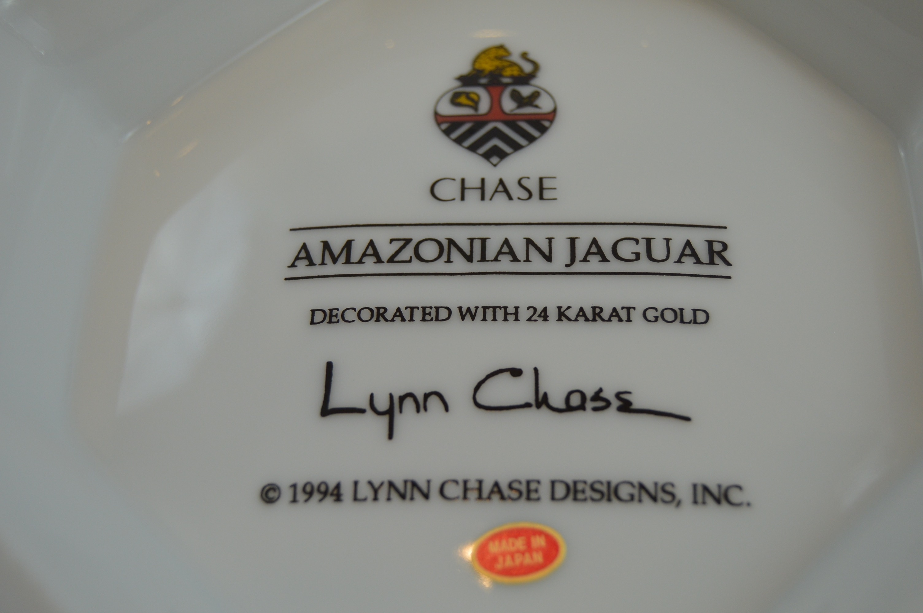 Lynn Chase 'Amazonian Jaguar' Bowl