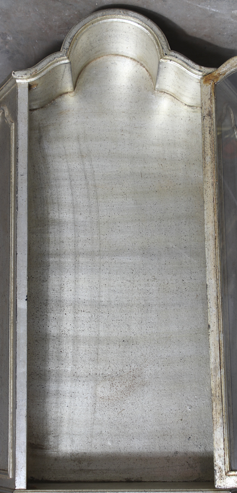 Italian Silver Tone Hanging Display Cabinet