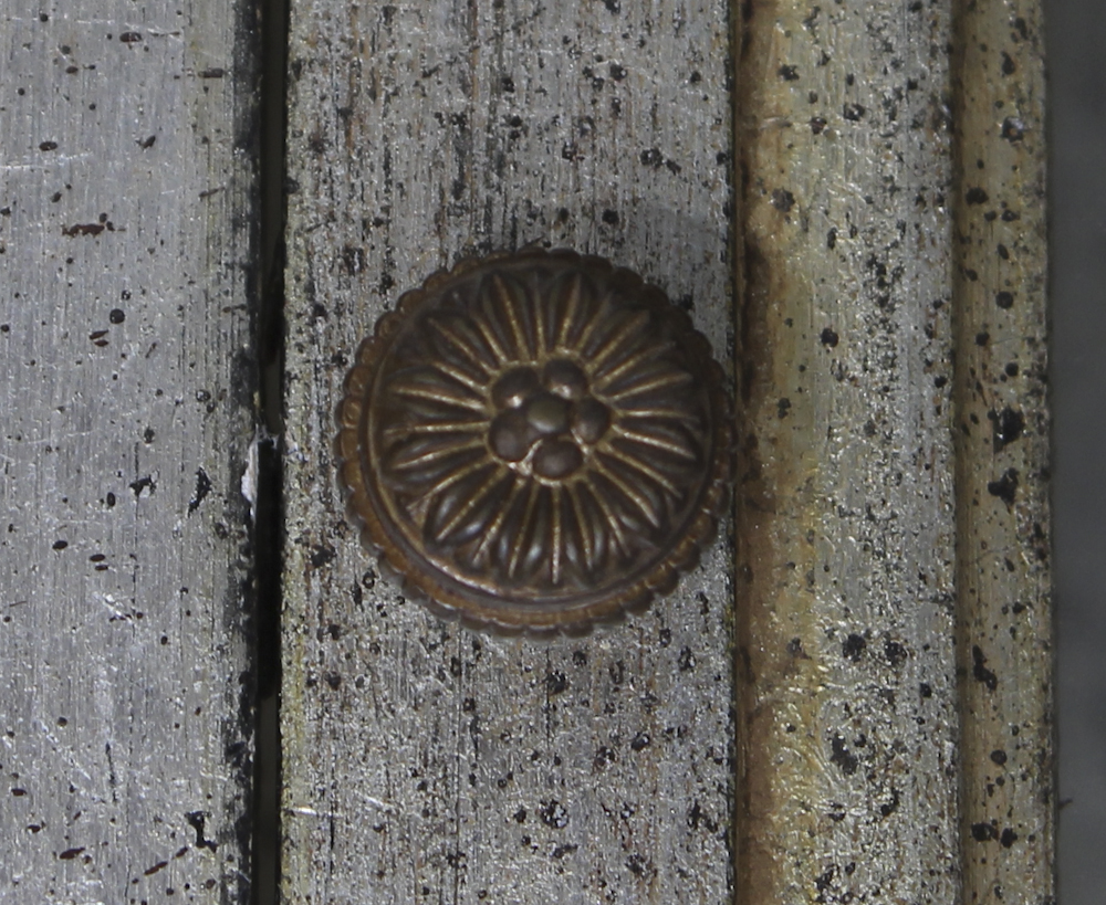 Italian Silver Tone Hanging Display Cabinet