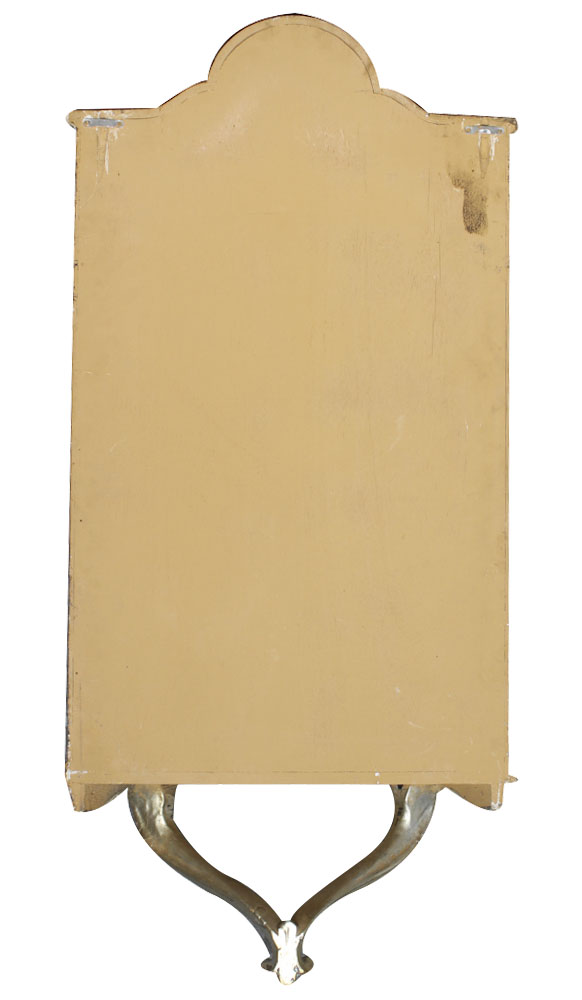 Italian Silver Tone Hanging Display Cabinet