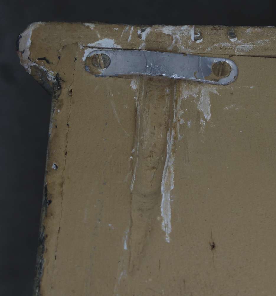 Italian Silver Tone Hanging Display Cabinet