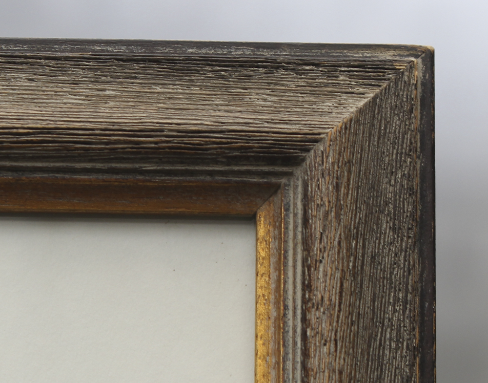 Robert Hodgell Woodcut of Moses Titled "The Burning Bush"