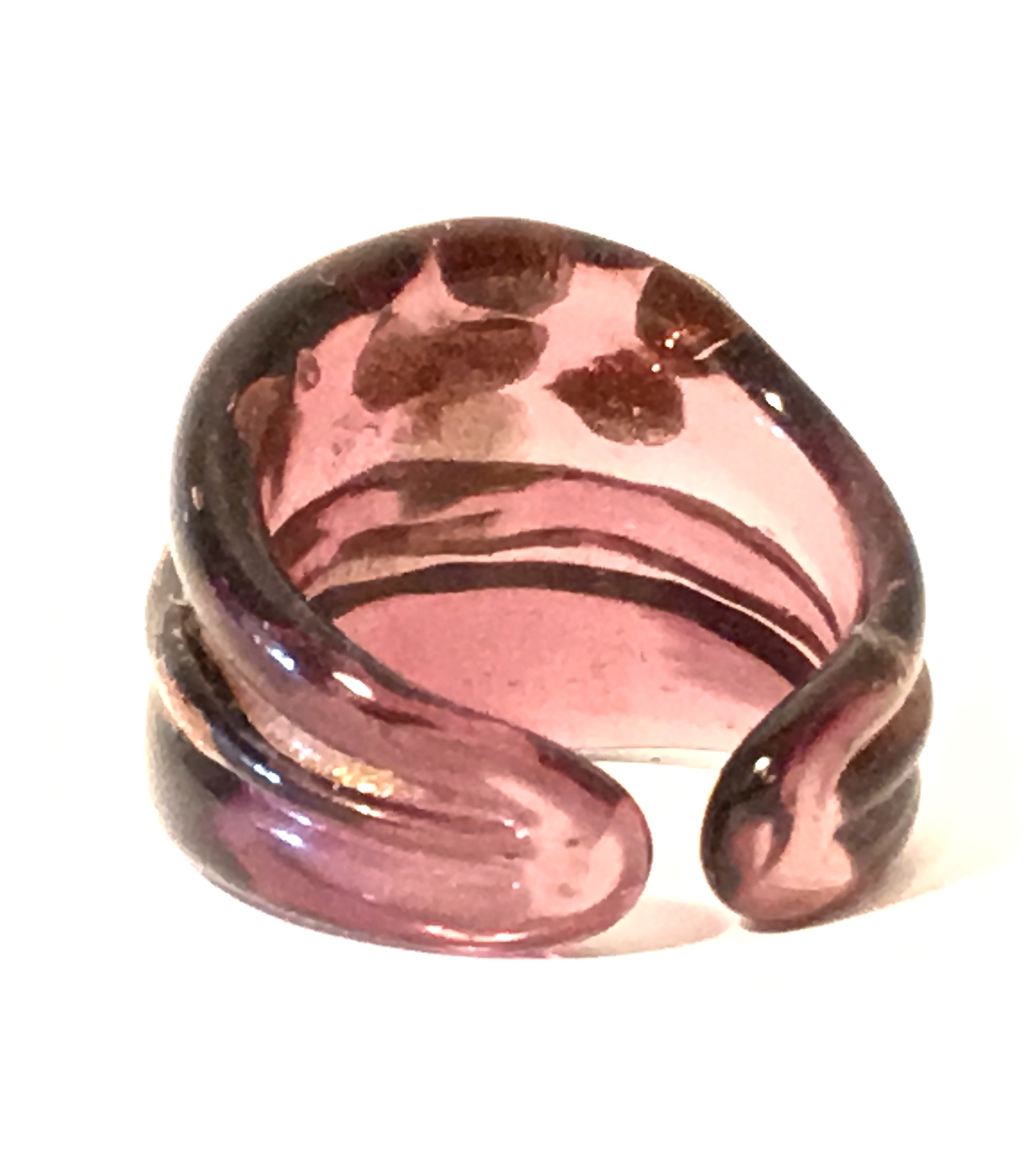 Handblown Artisan Art Glass Rings