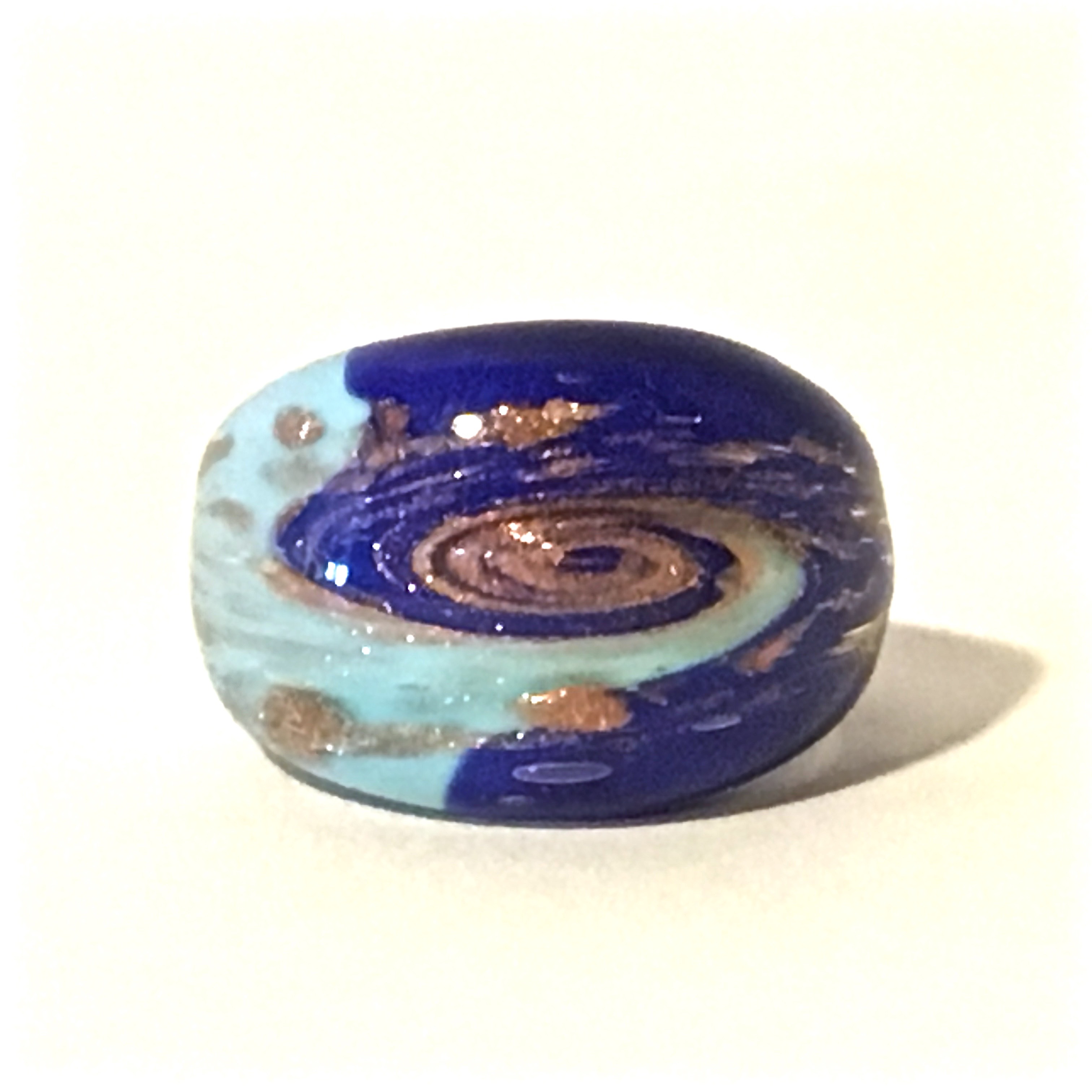 Handblown Artisan Art Glass Rings