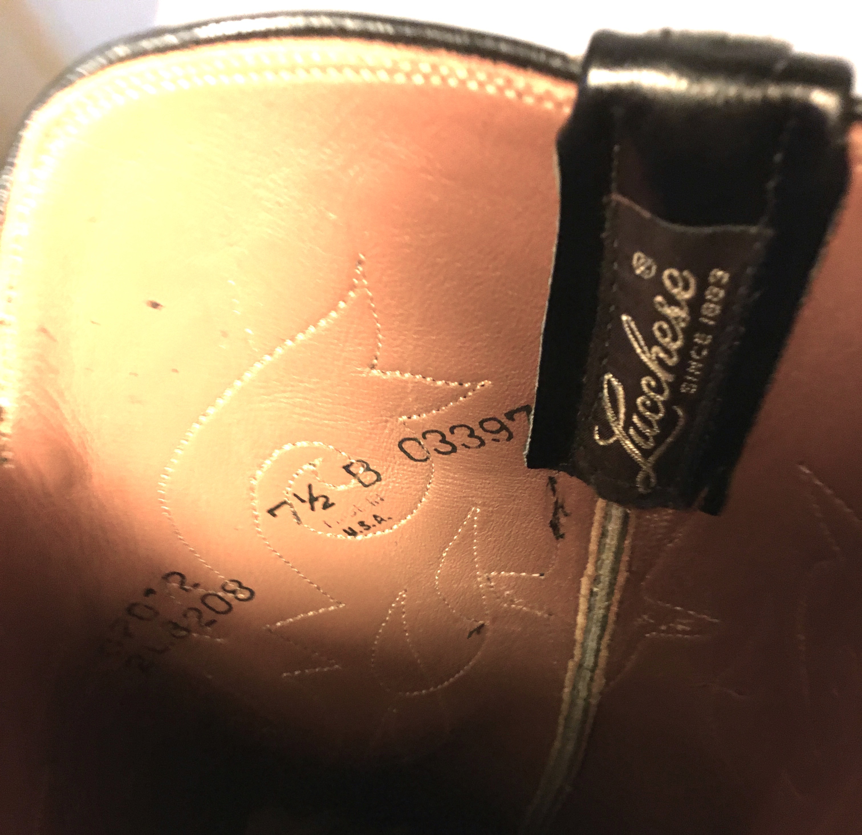 Handcrafted Lucchese Western Boots