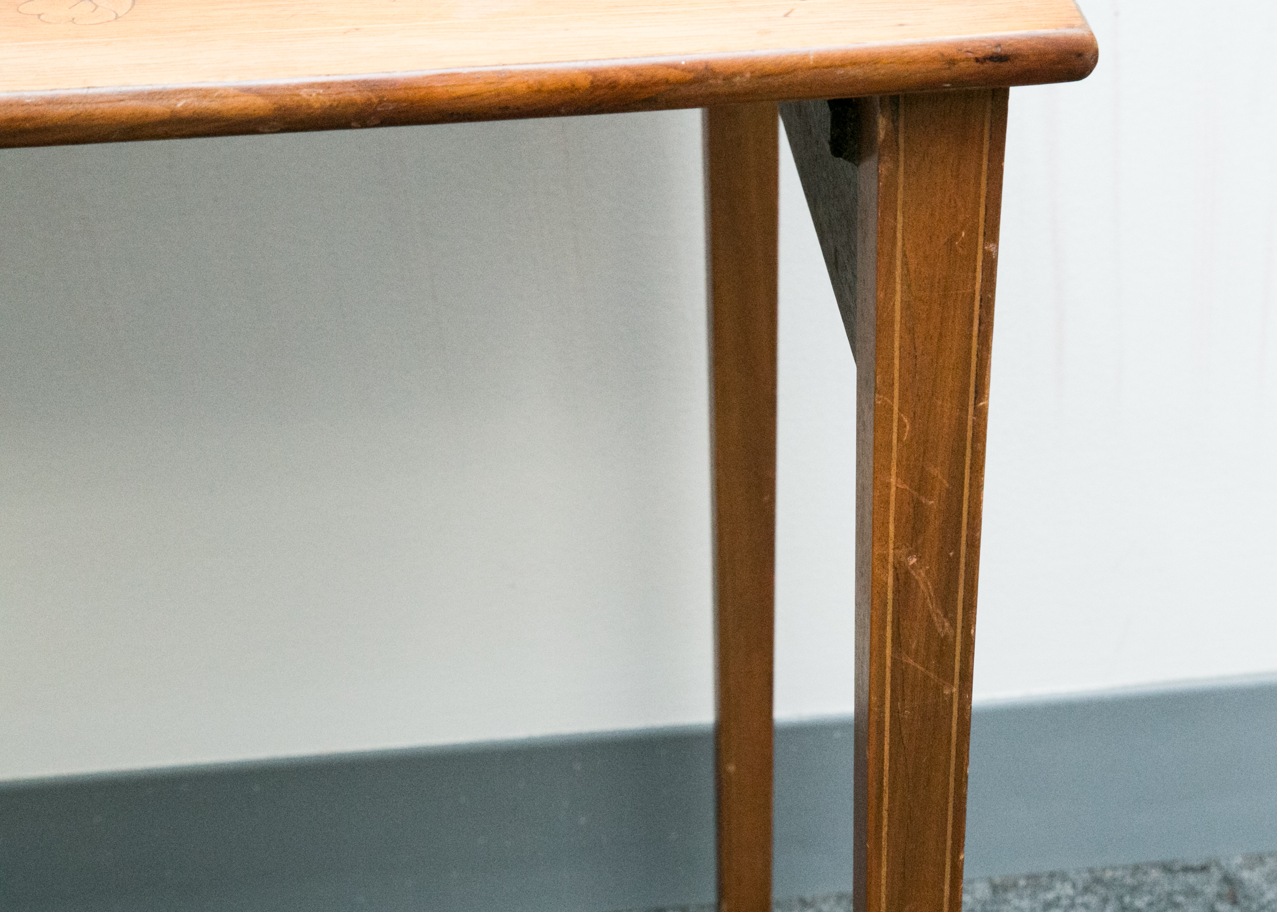 Vintage Dutch Floral Marquetry Nesting Tables