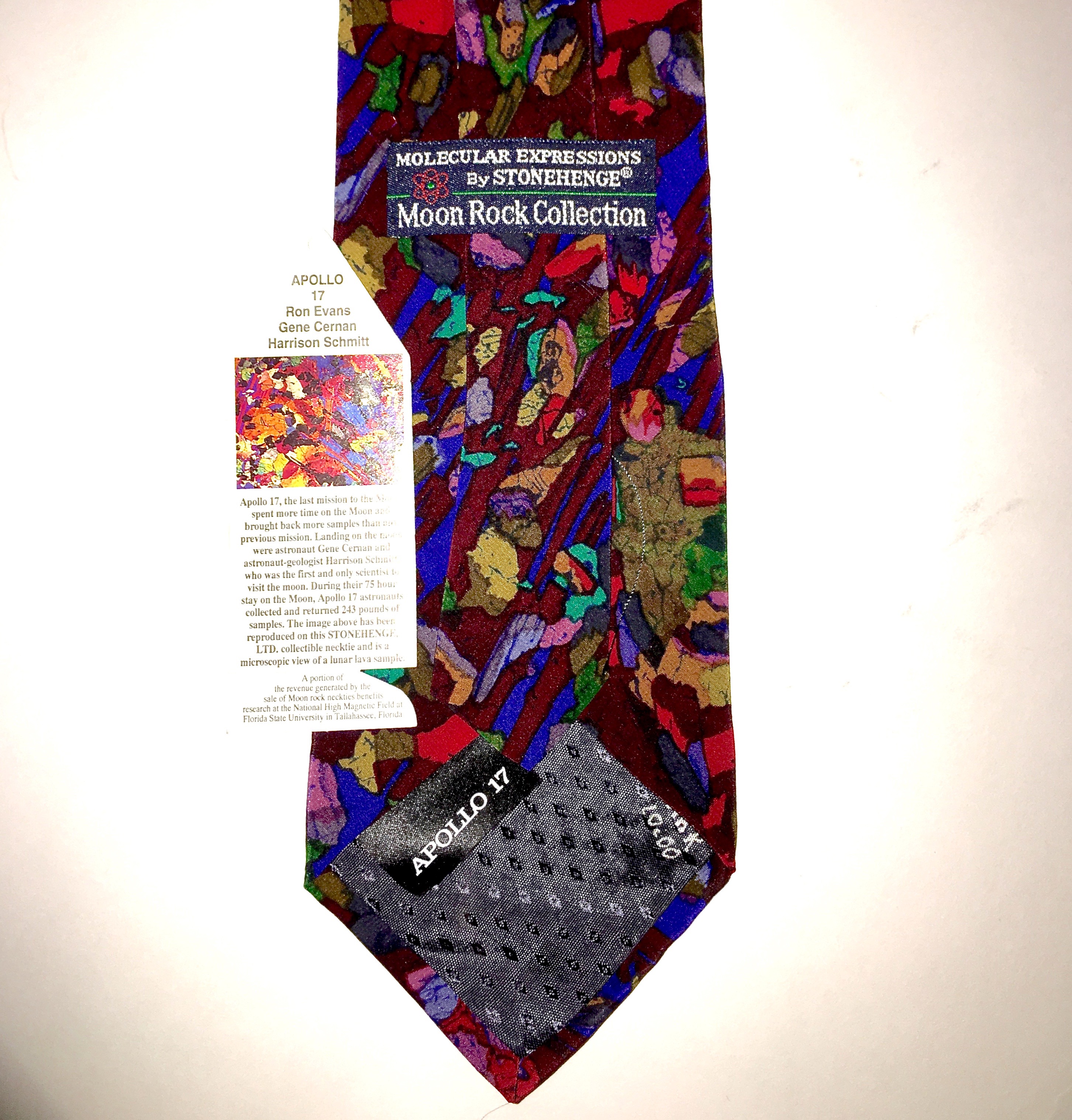 Mens Silk Ties by Stonehenge Moon Rock Collection