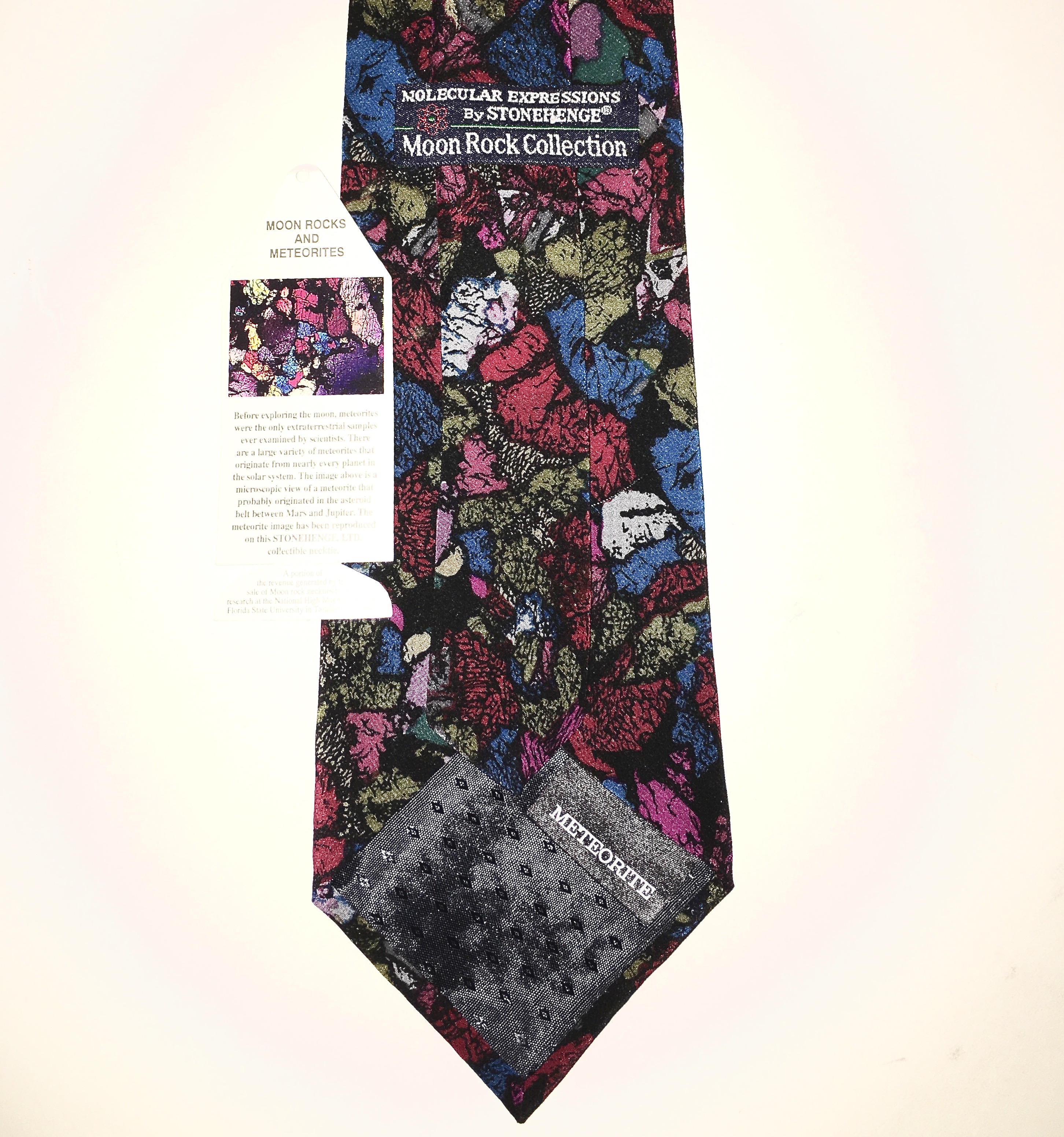 Mens Silk Ties by Stonehenge Moon Rock Collection