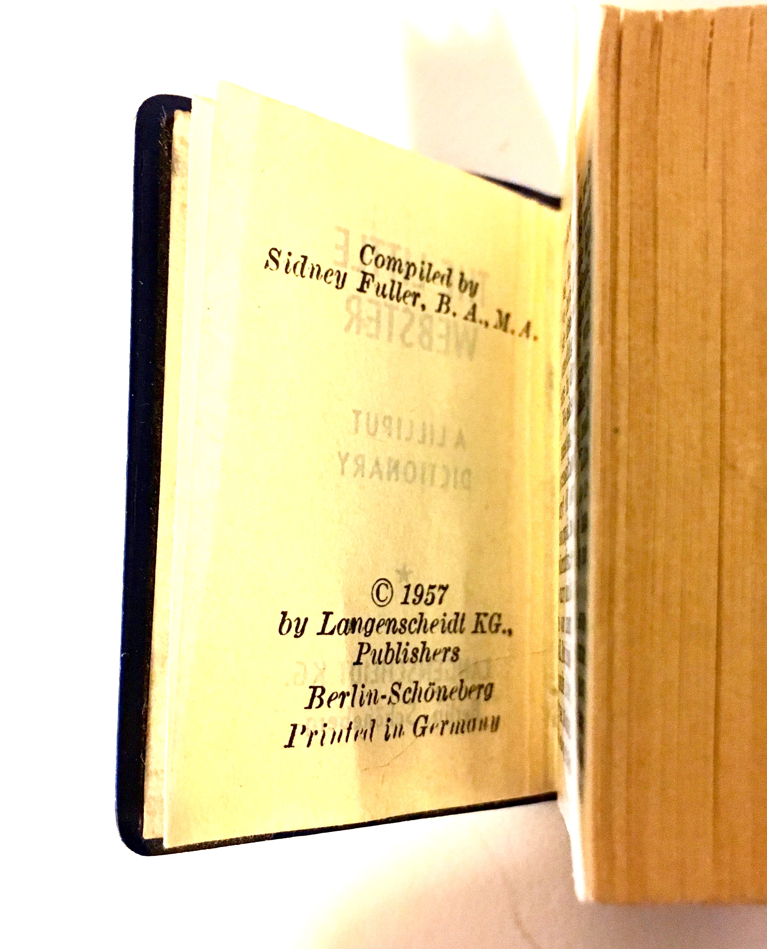 Vintage Miniature Books and Decorative Sleeve