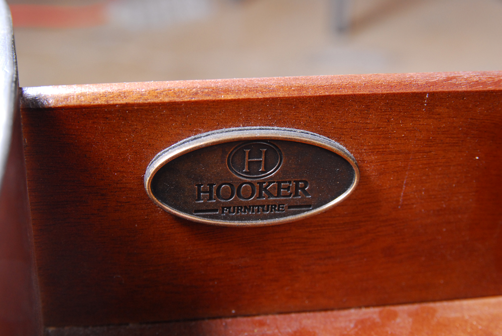 Large Wood Coffee Table with Drawers