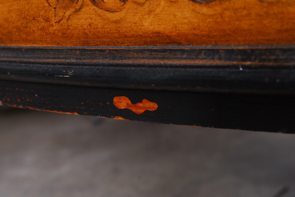 Large Wood Coffee Table with Drawers