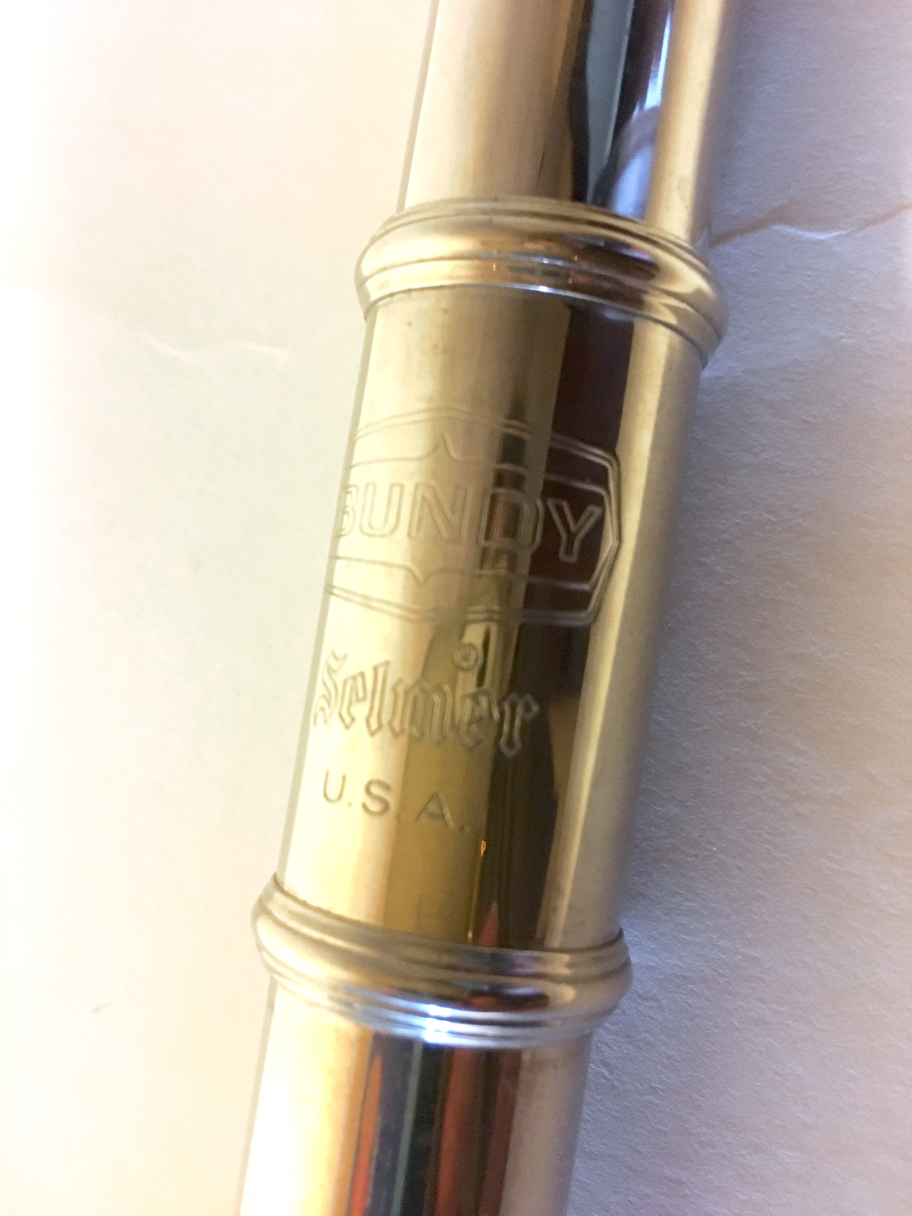 Vintage Bundy Selmer Flute and Case