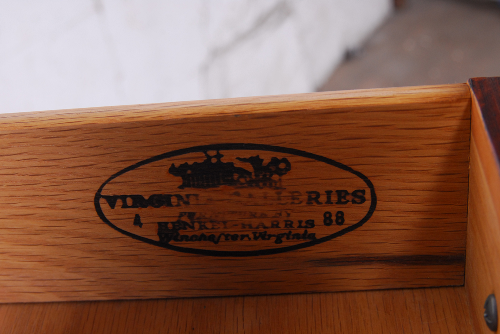 Henkel Harris Federal Style Black Cherry  Lowboy