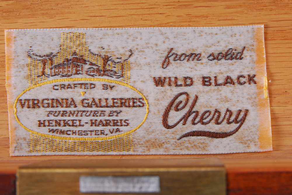 Henkel Harris Federal Style Black Cherry  Lowboy